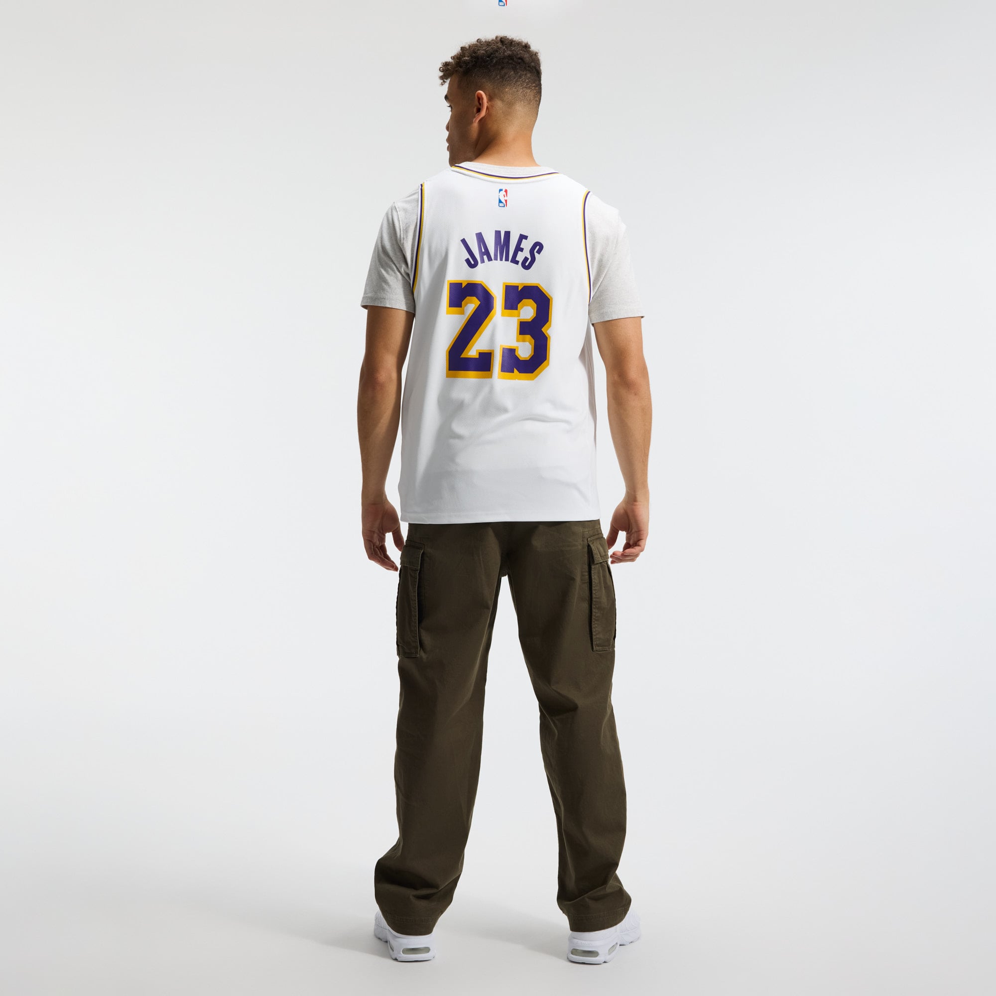 LeBron James Los Angeles Lakers Fast Break Player Jersey - Association Edition - White - Image 6