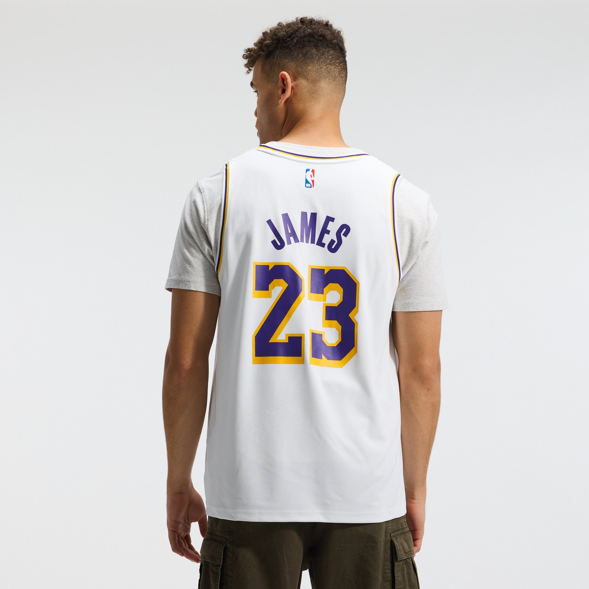 LeBron James Los Angeles Lakers Fast Break Player Jersey - Association Edition - White - Image 4