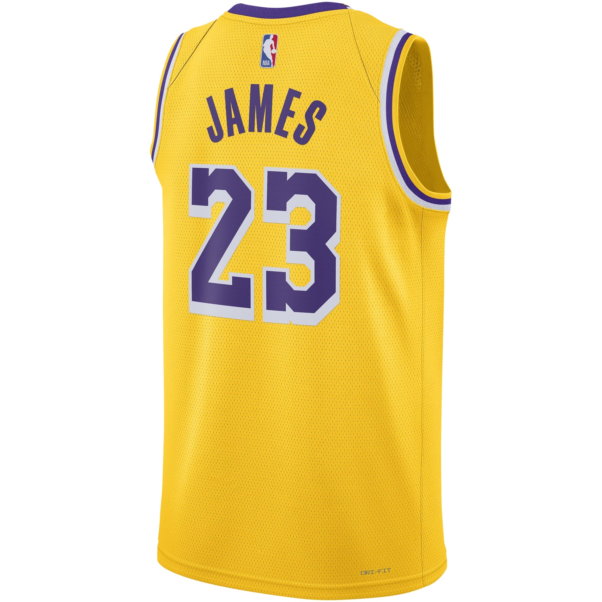 LeBron James Los Angeles Lakers Unisex Swingman Jersey - Association Edition - Gold - Image 5