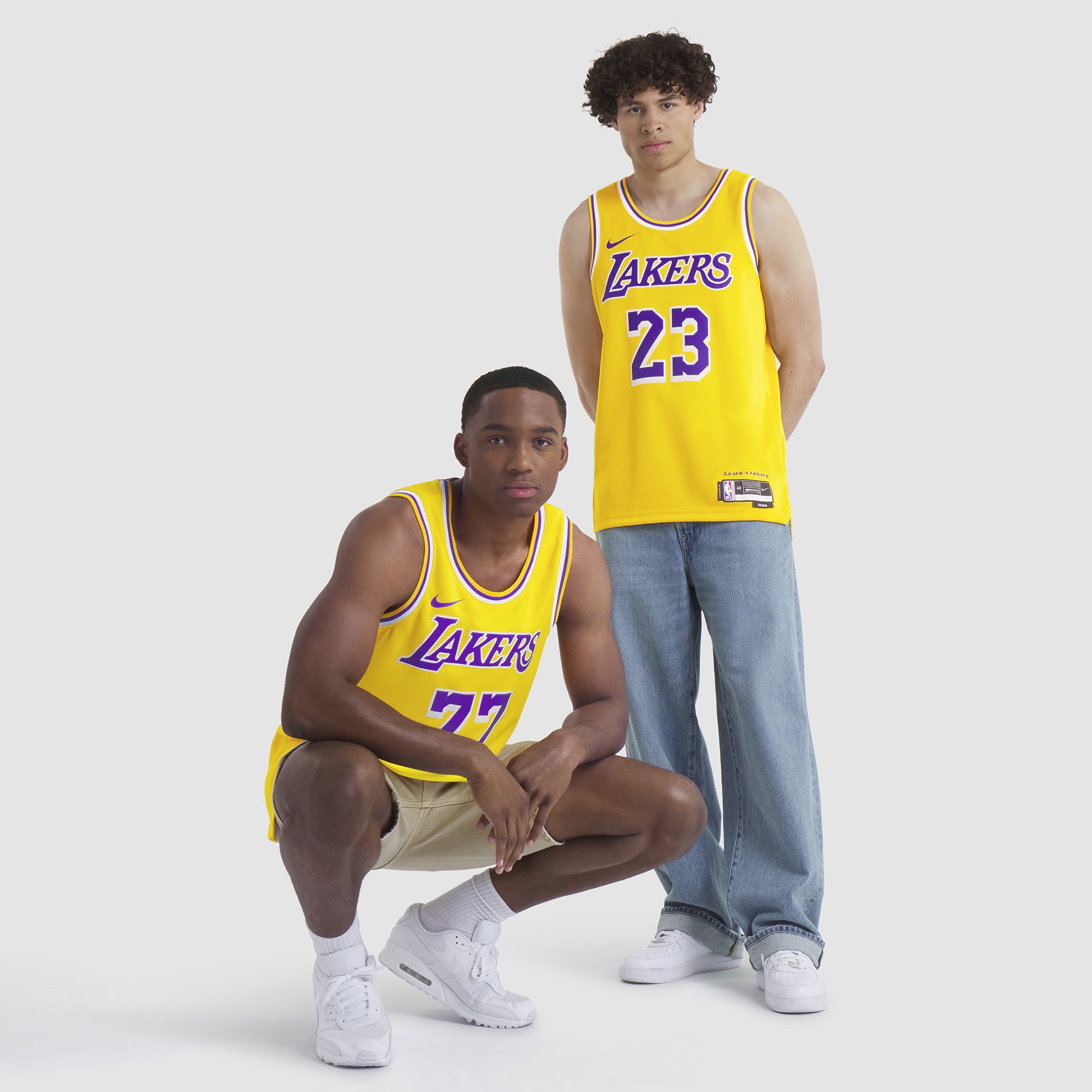 LeBron James Los Angeles Lakers Unisex Swingman Jersey - Association Edition - Gold - Image 9