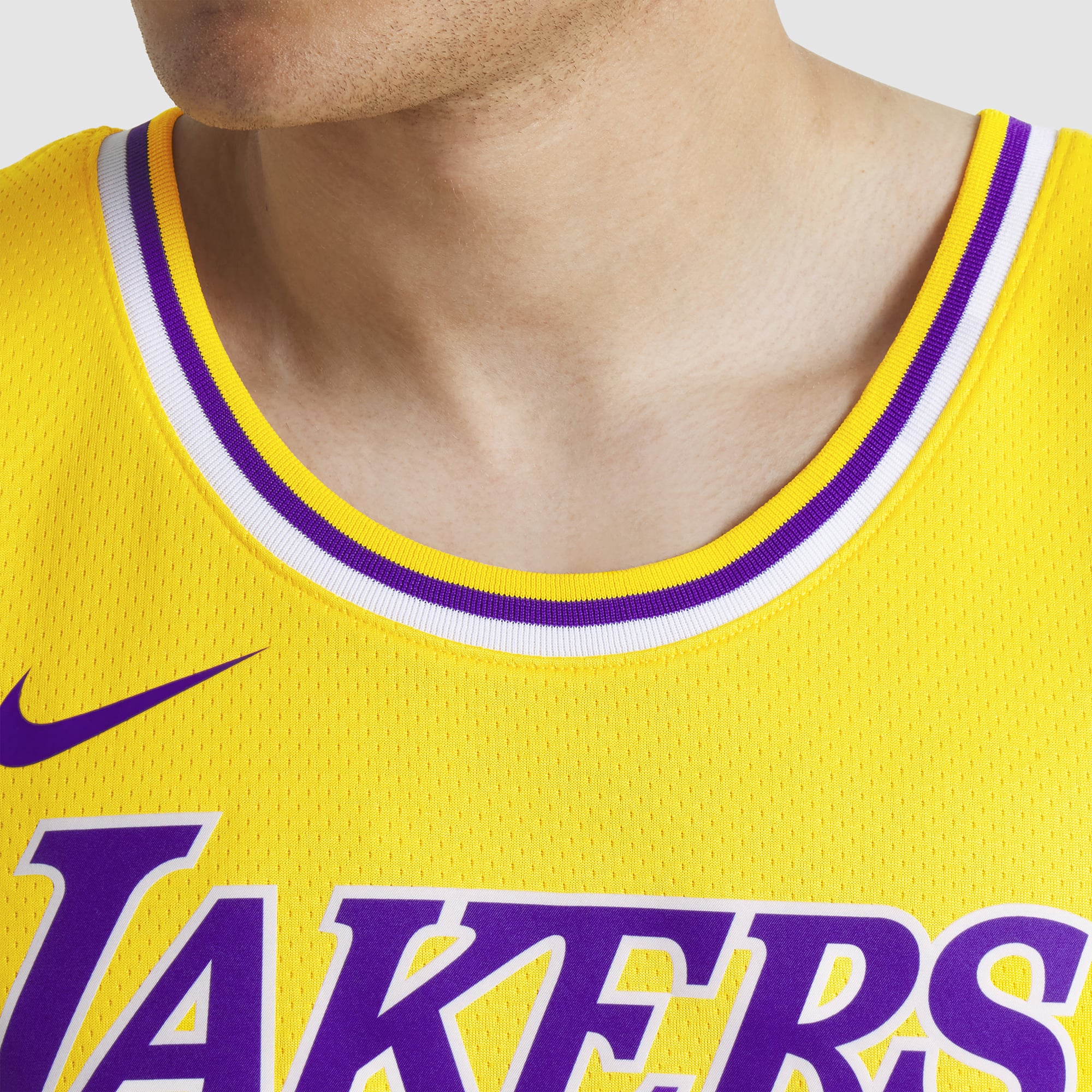 LeBron James Los Angeles Lakers Unisex Swingman Jersey - Association Edition - Gold - Image 10