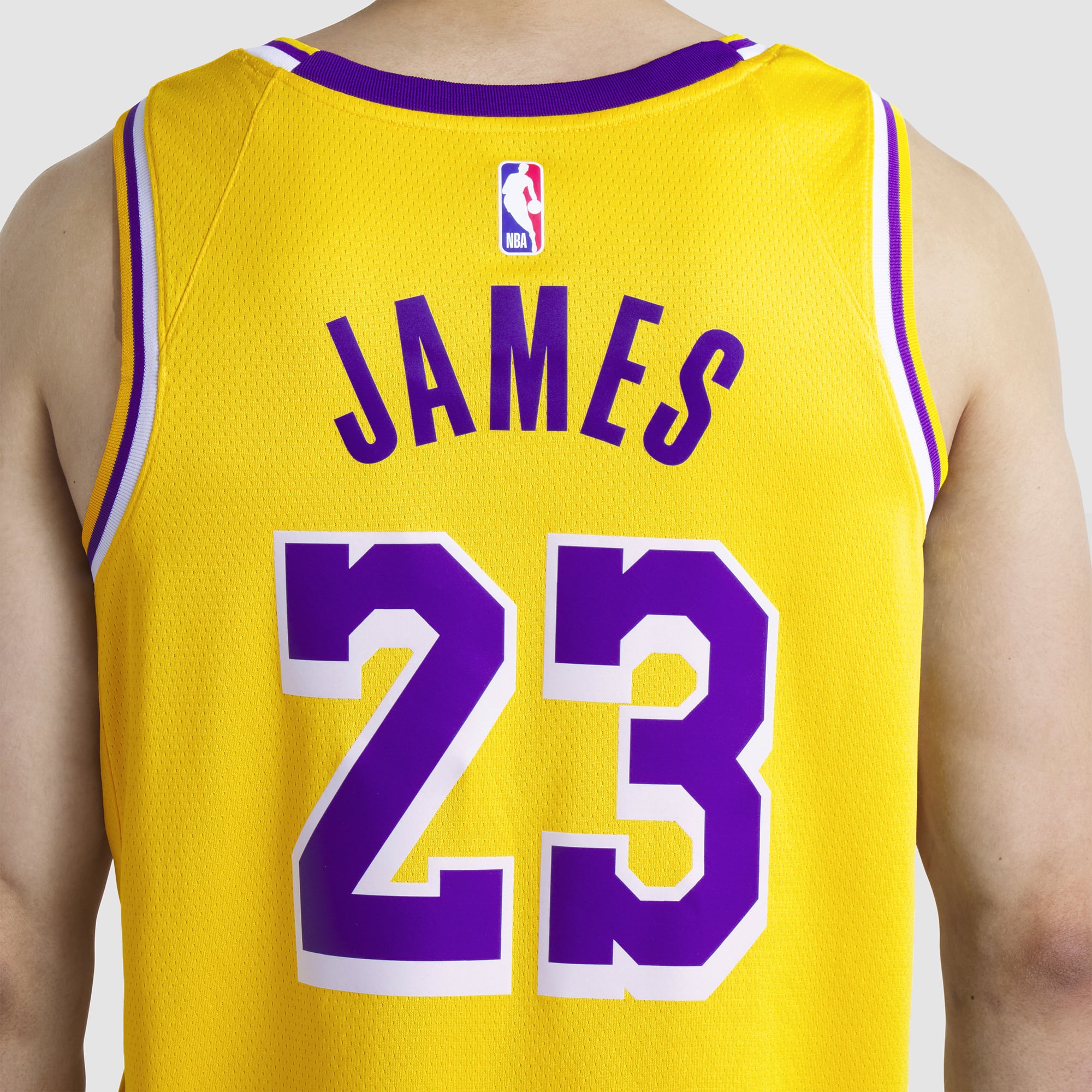 LeBron James Los Angeles Lakers Unisex Swingman Jersey - Association Edition - Gold - Image 13