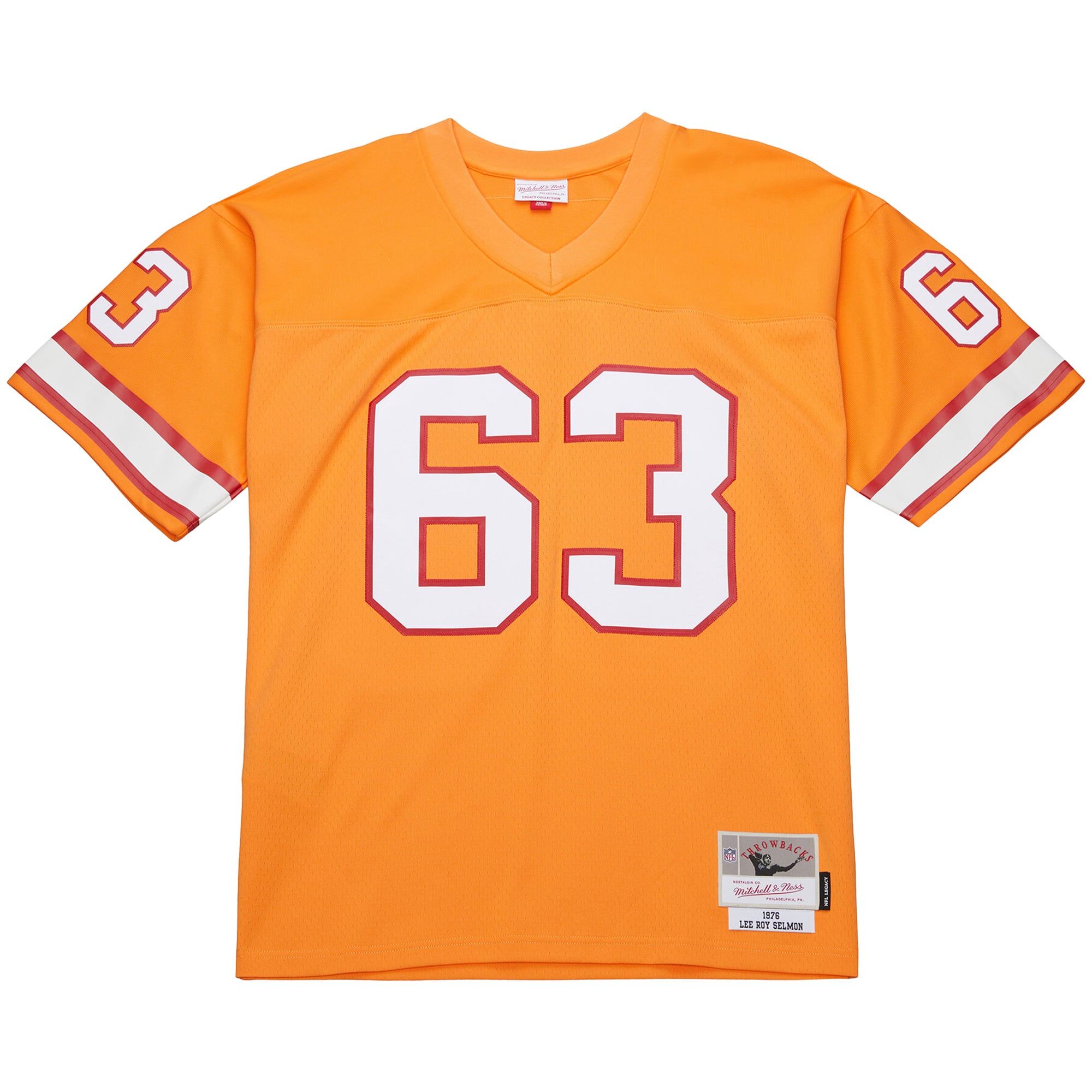 Lee Roy Selmon Tampa Bay Buccaneers 1976 Legacy Jersey - Orange - Image 3