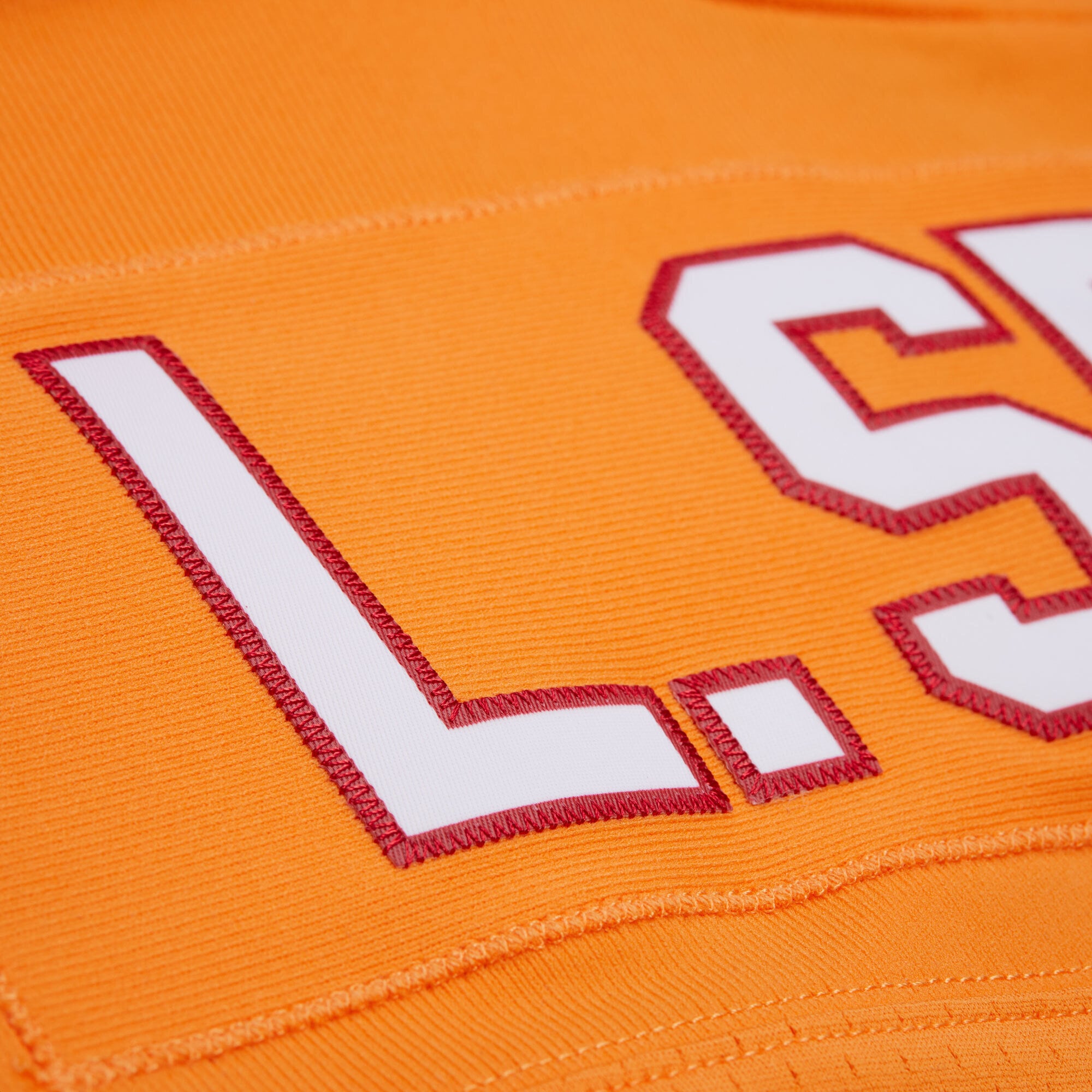 Lee Roy Selmon Tampa Bay Buccaneers 1976 Legacy Jersey - Orange - Image 8