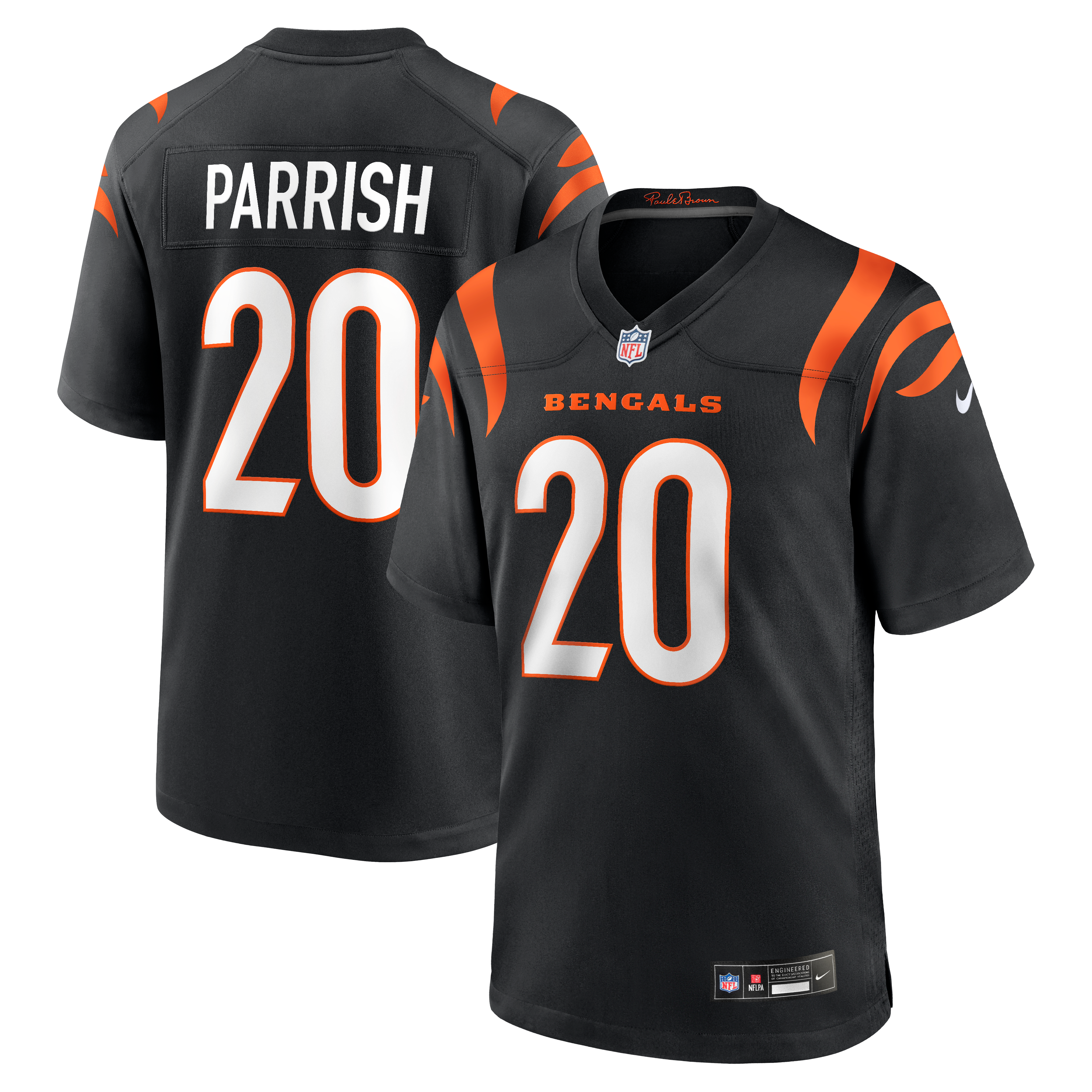 Lemar Parrish Cincinnati Bengals Team Retired Game Jersey - Black - Image 2