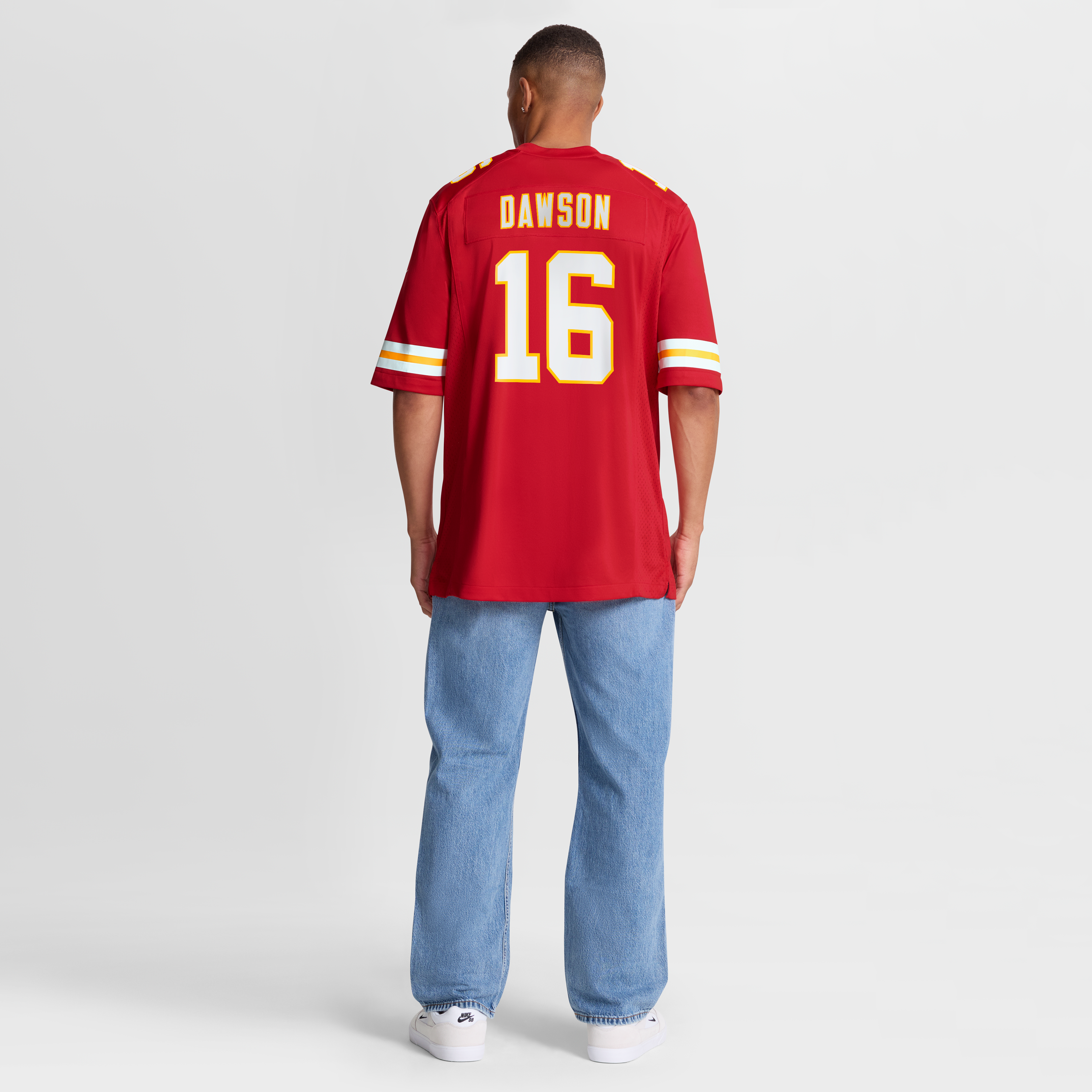 Len Dawson Kansas City Chiefs Game Retired Player Jersey - Red - Image 9