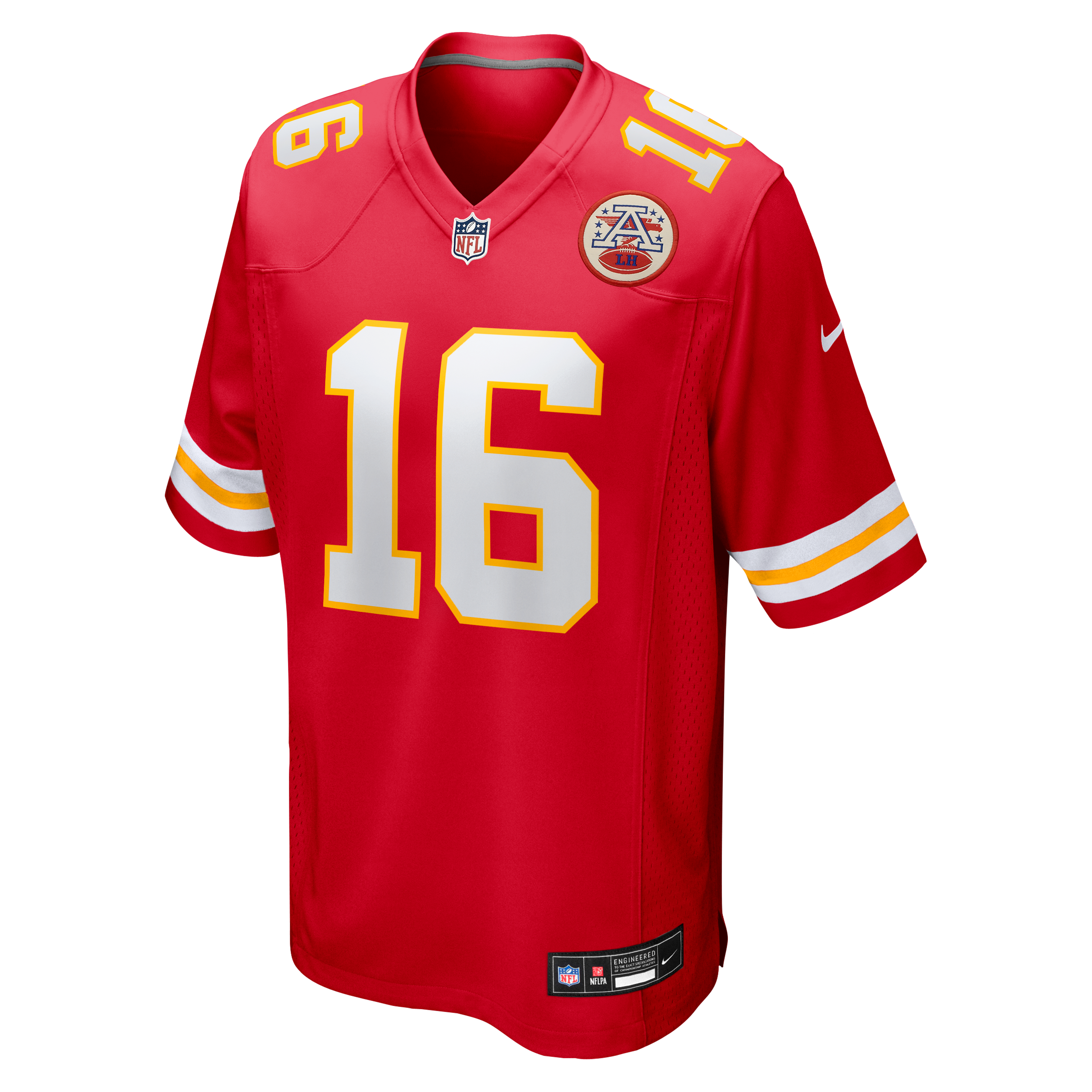 Len Dawson Kansas City Chiefs Game Retired Player Jersey - Red - Image 3