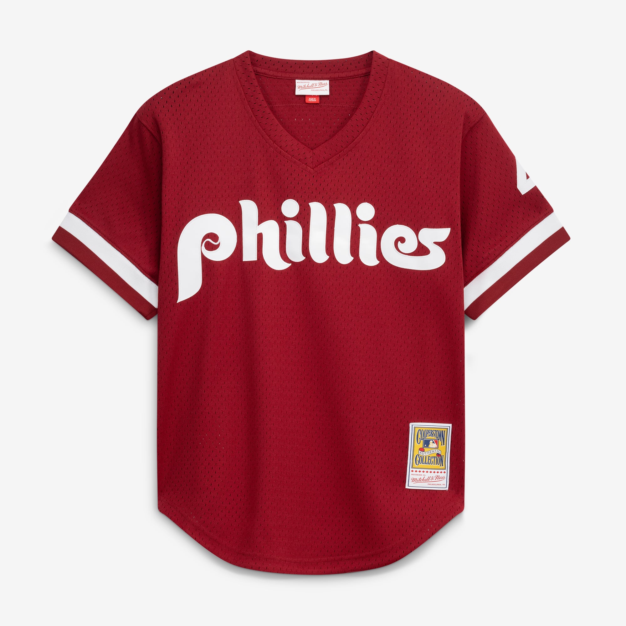 Lenny Dykstra Philadelphia Phillies Batting Practice Jersey - Scarlet - Image 3