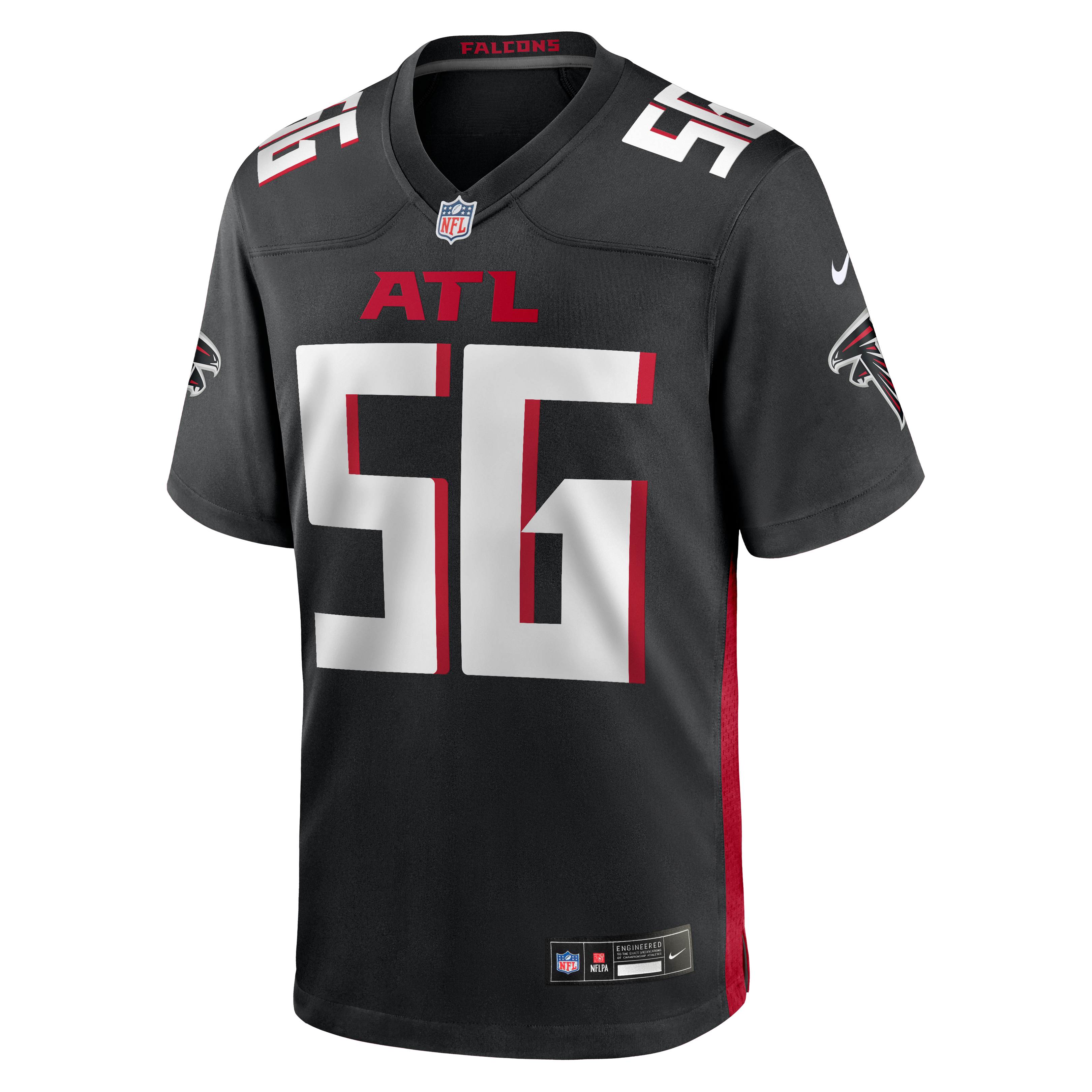 Leonard Floyd Atlanta Falcons Team Game Jersey - Black - Image 3