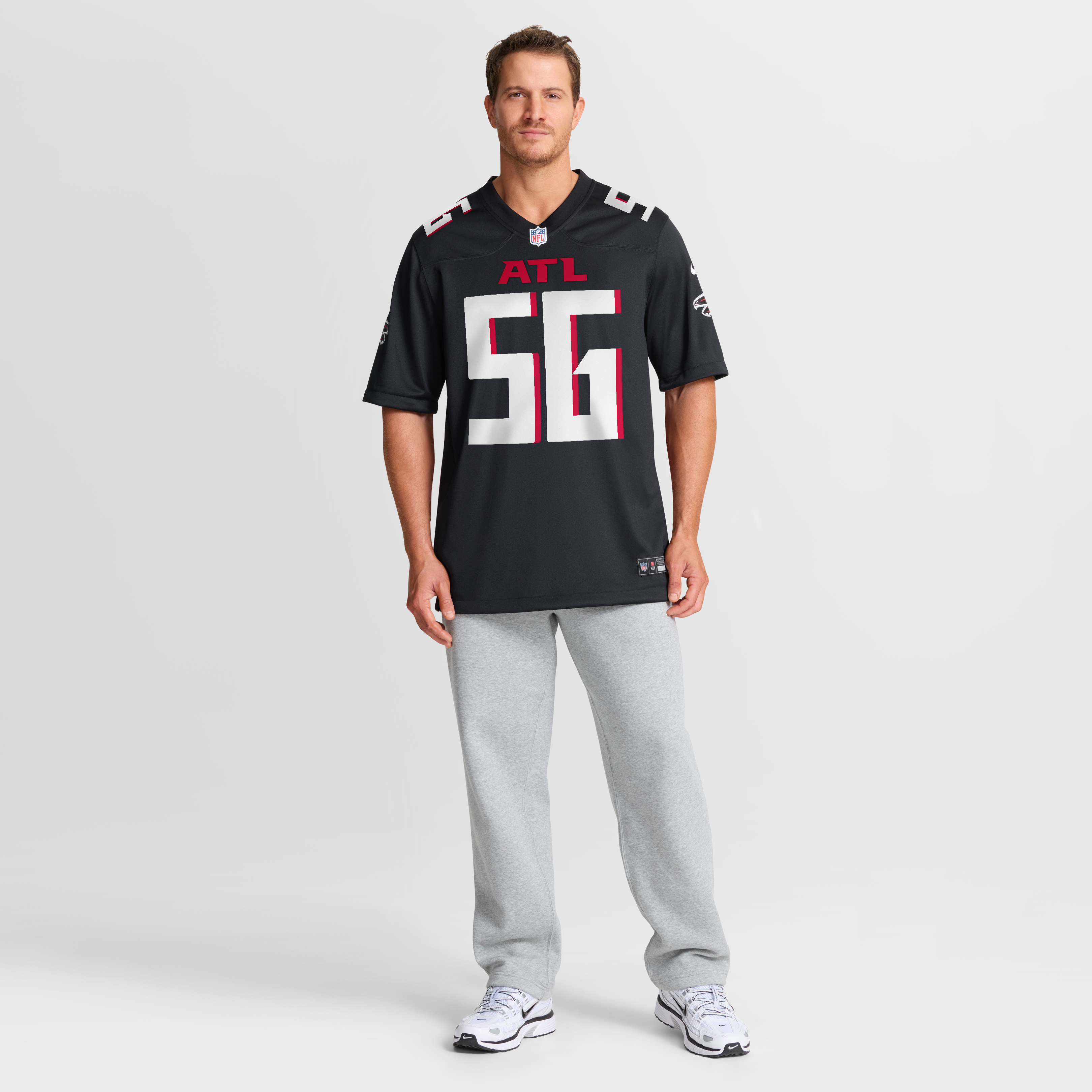 Leonard Floyd Atlanta Falcons Team Game Jersey - Black - Image 8