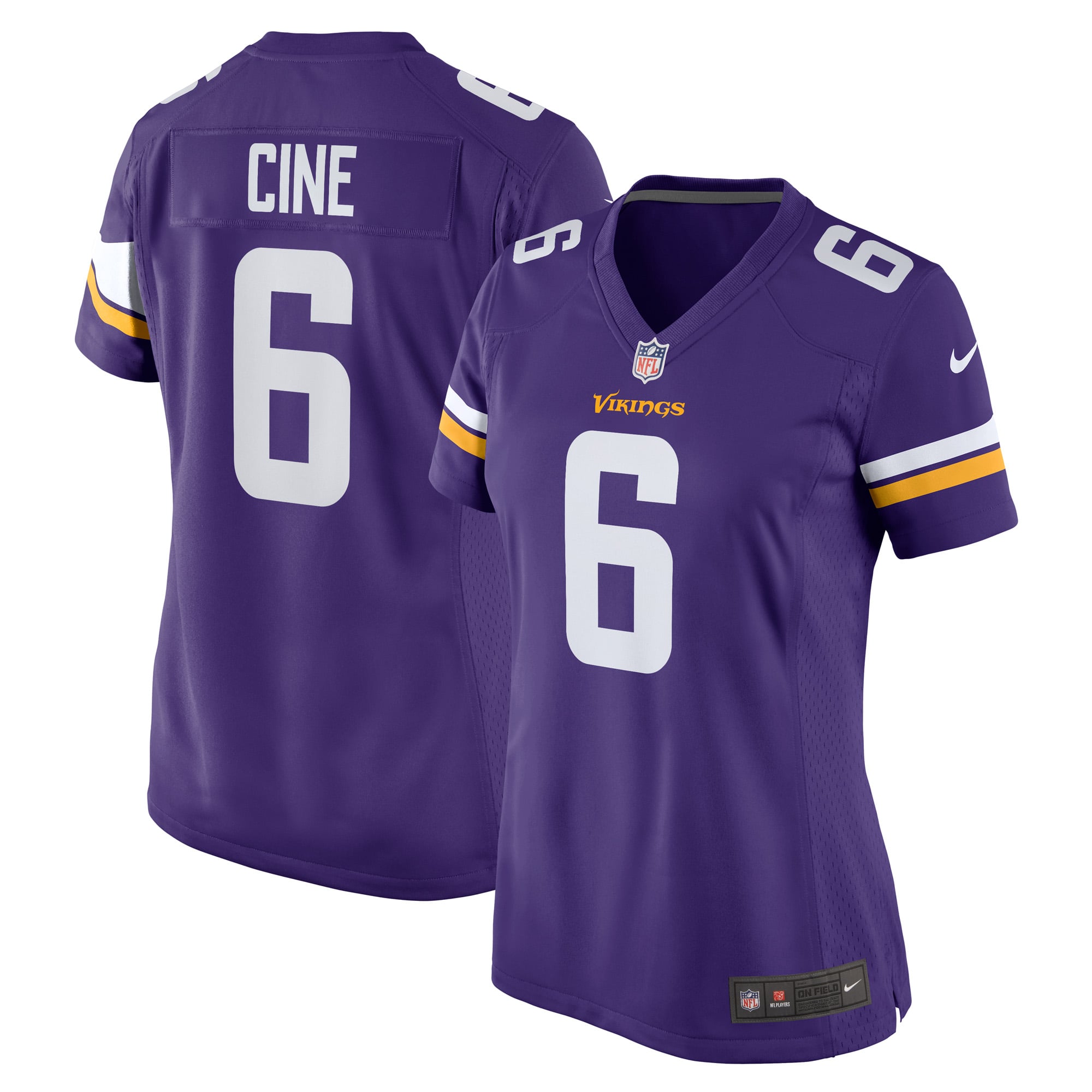 Lewis Cine Minnesota Vikings Women's Game Player Jersey - Purple