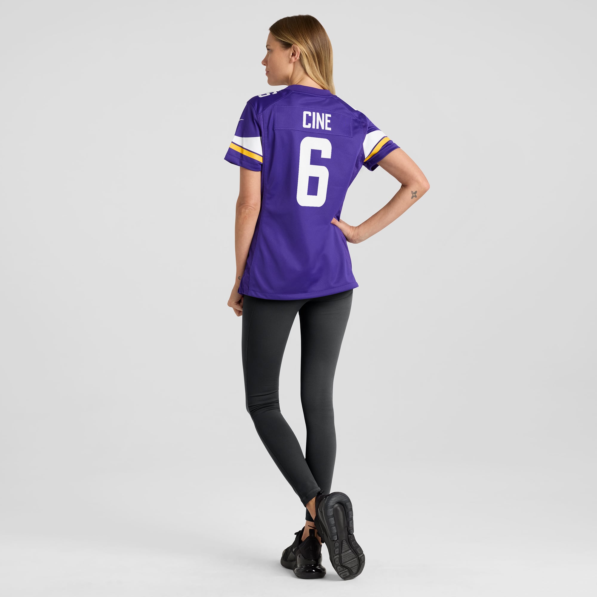 Lewis Cine Minnesota Vikings Women's Game Player Jersey - Purple - Image 6