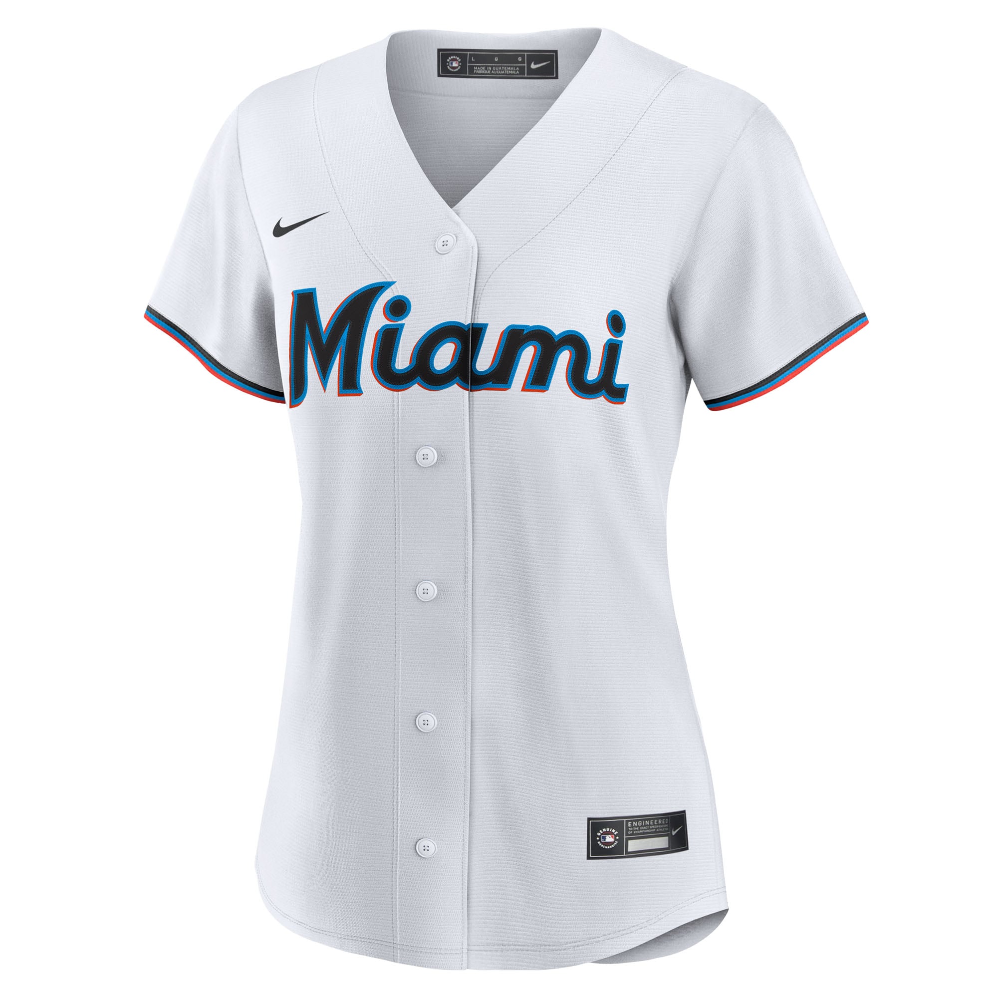 Liam Hicks Miami Marlins Women's Home Jersey - White - Image 3
