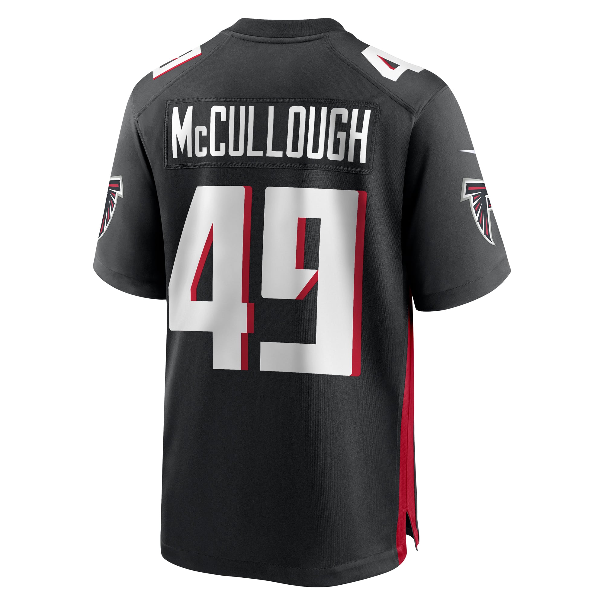 Liam McCullough Atlanta Falcons Team Game Jersey - Black - Image 4