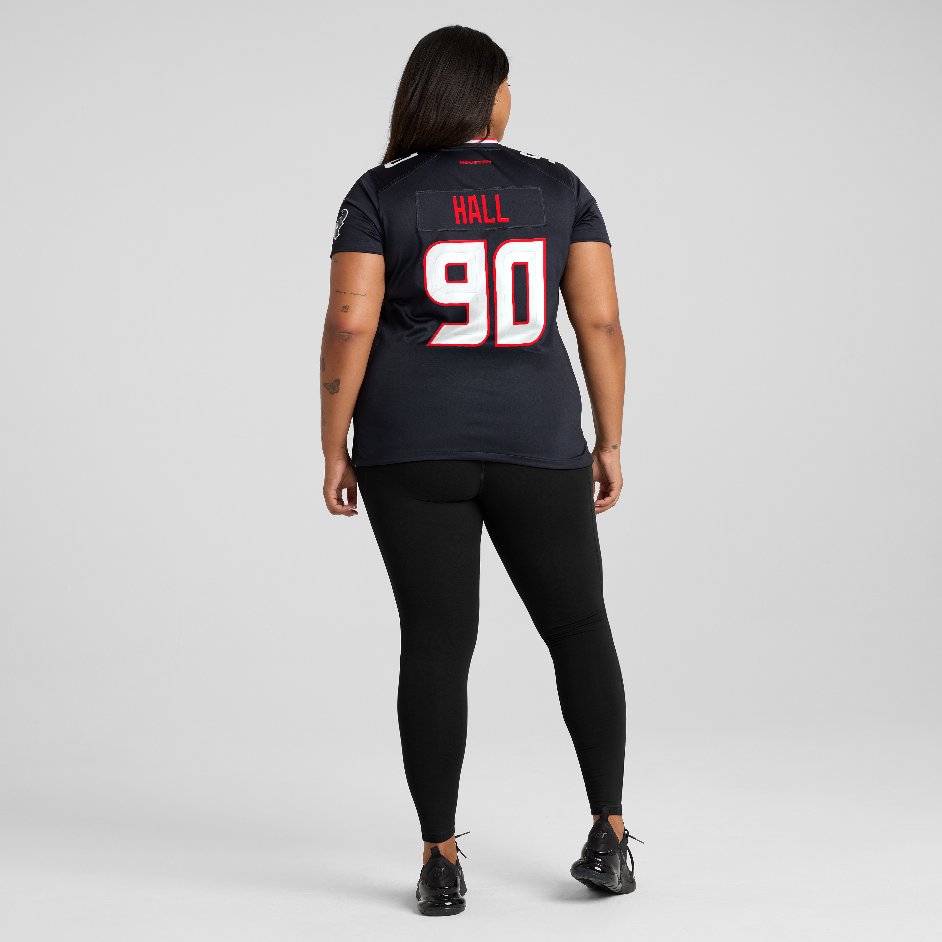 Logan Hall Houston Texans Women's Team Game Jersey - Navy - Image 8