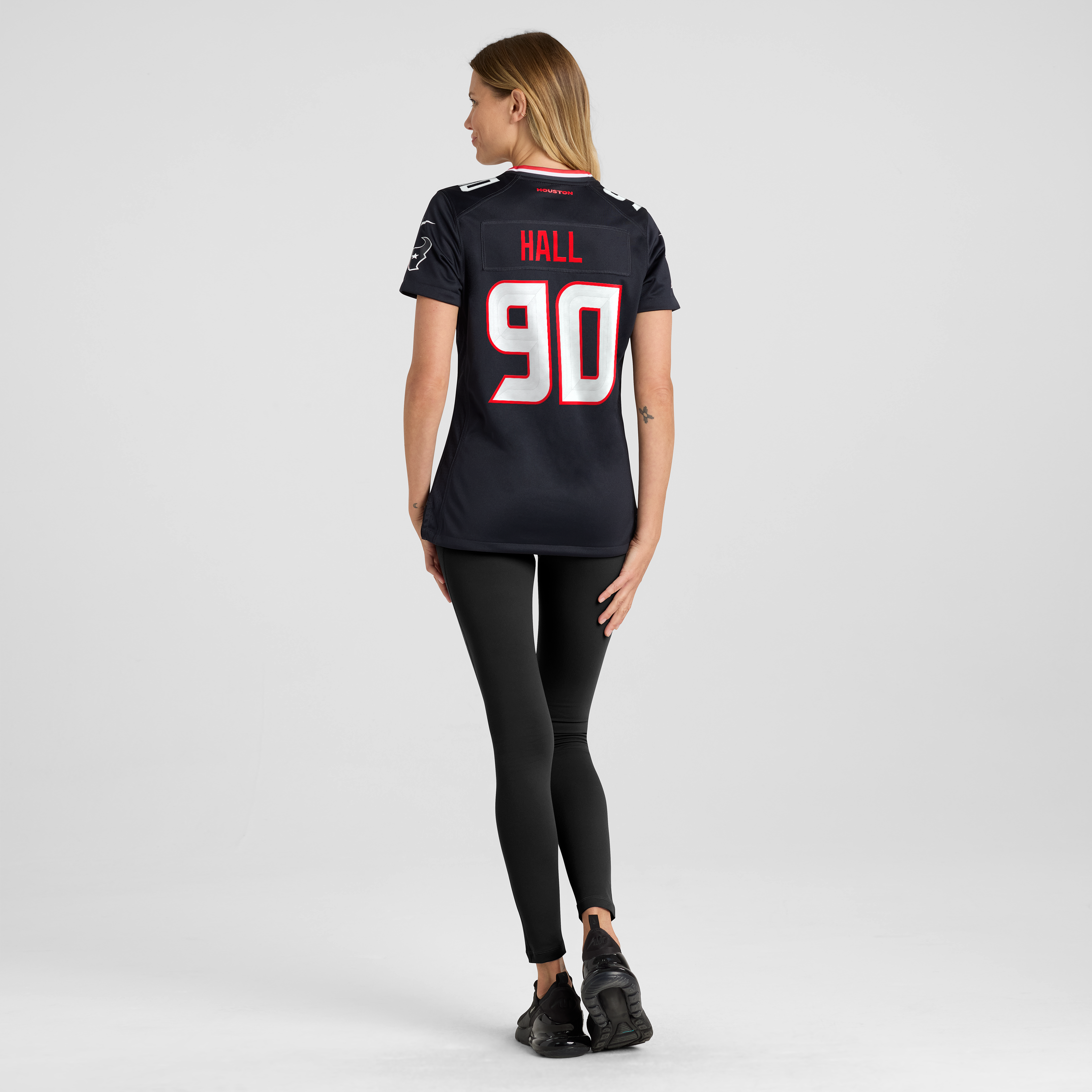 Logan Hall Houston Texans Women's Team Game Jersey - Navy - Image 6