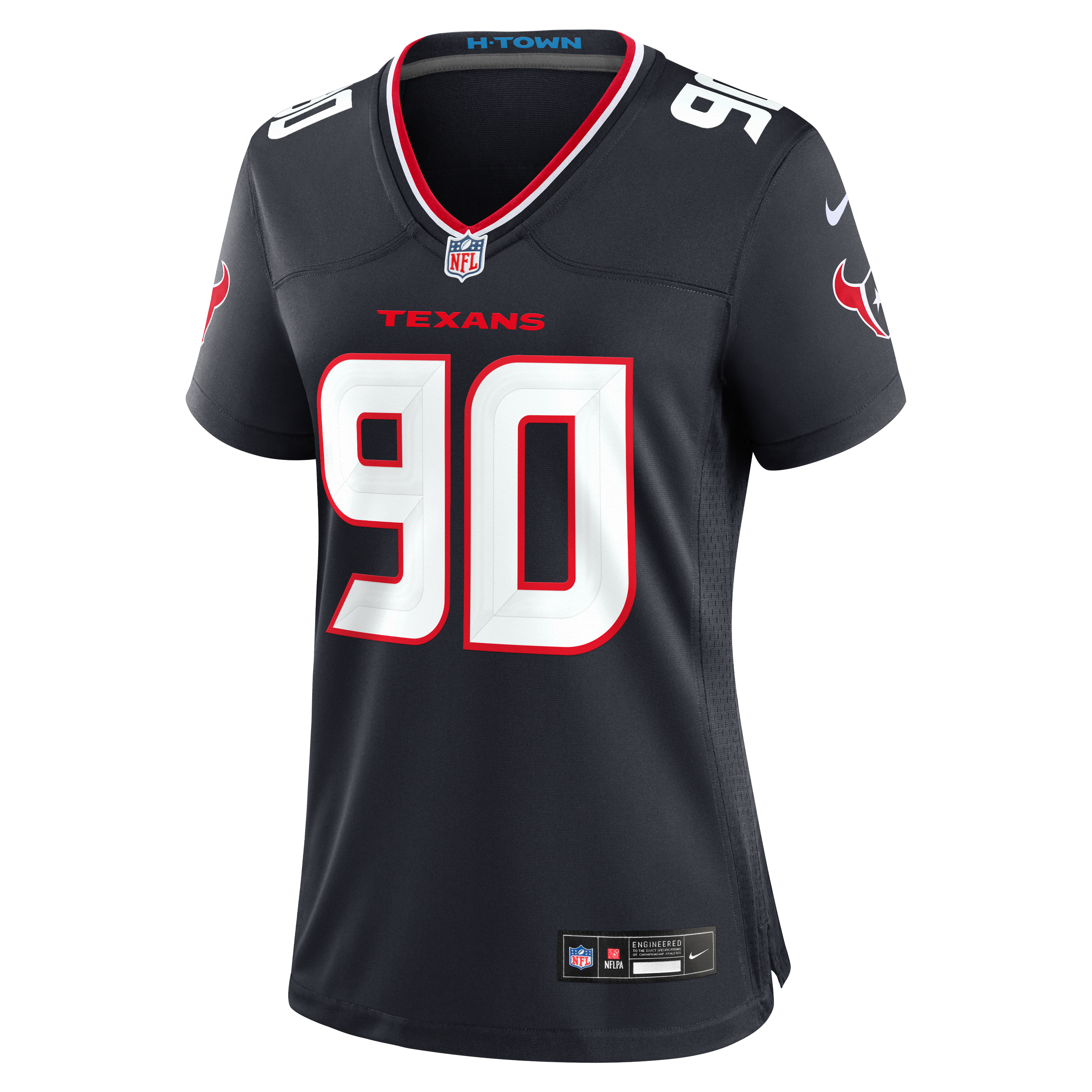 Logan Hall Houston Texans Women's Team Game Jersey - Navy - Image 3
