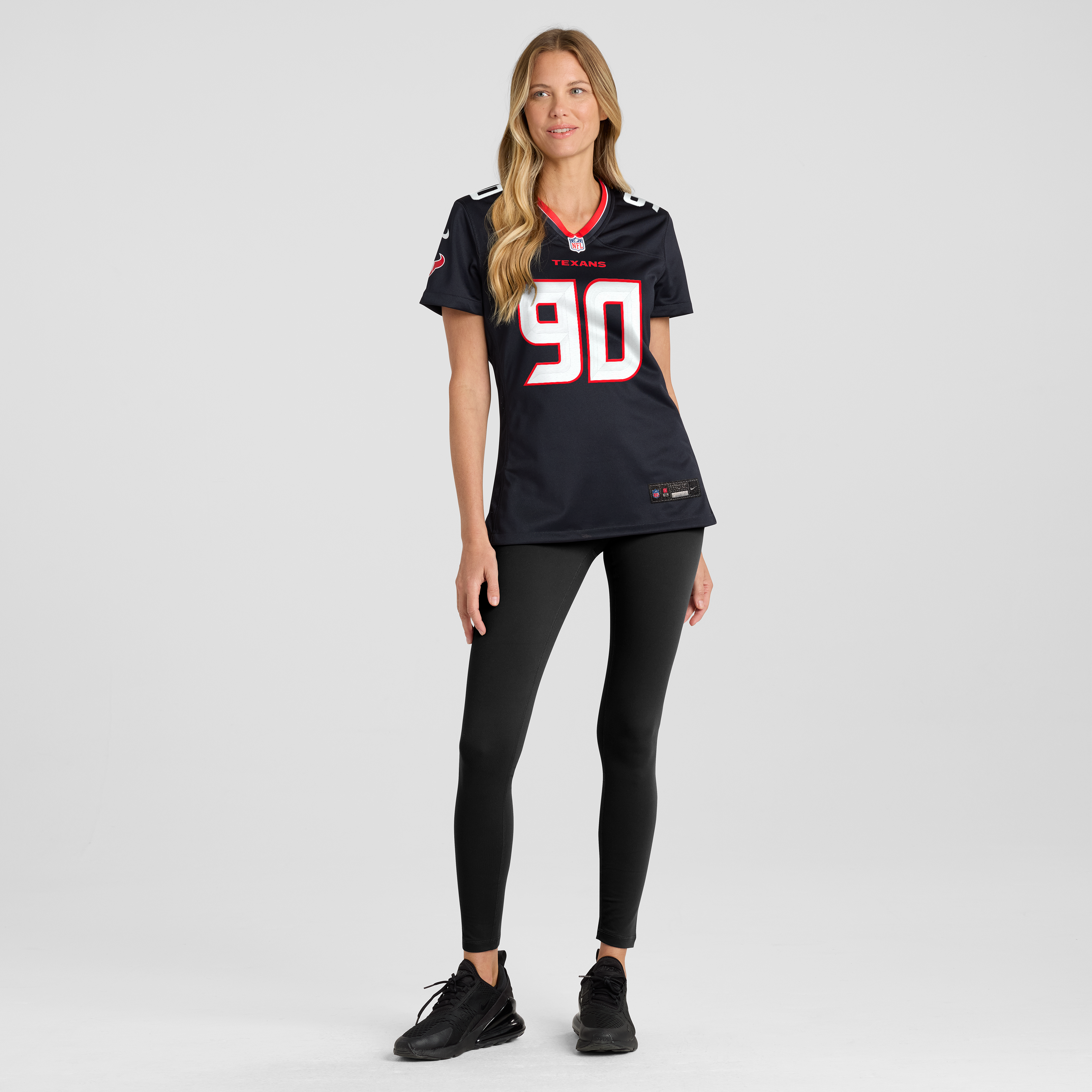 Logan Hall Houston Texans Women's Team Game Jersey - Navy - Image 5