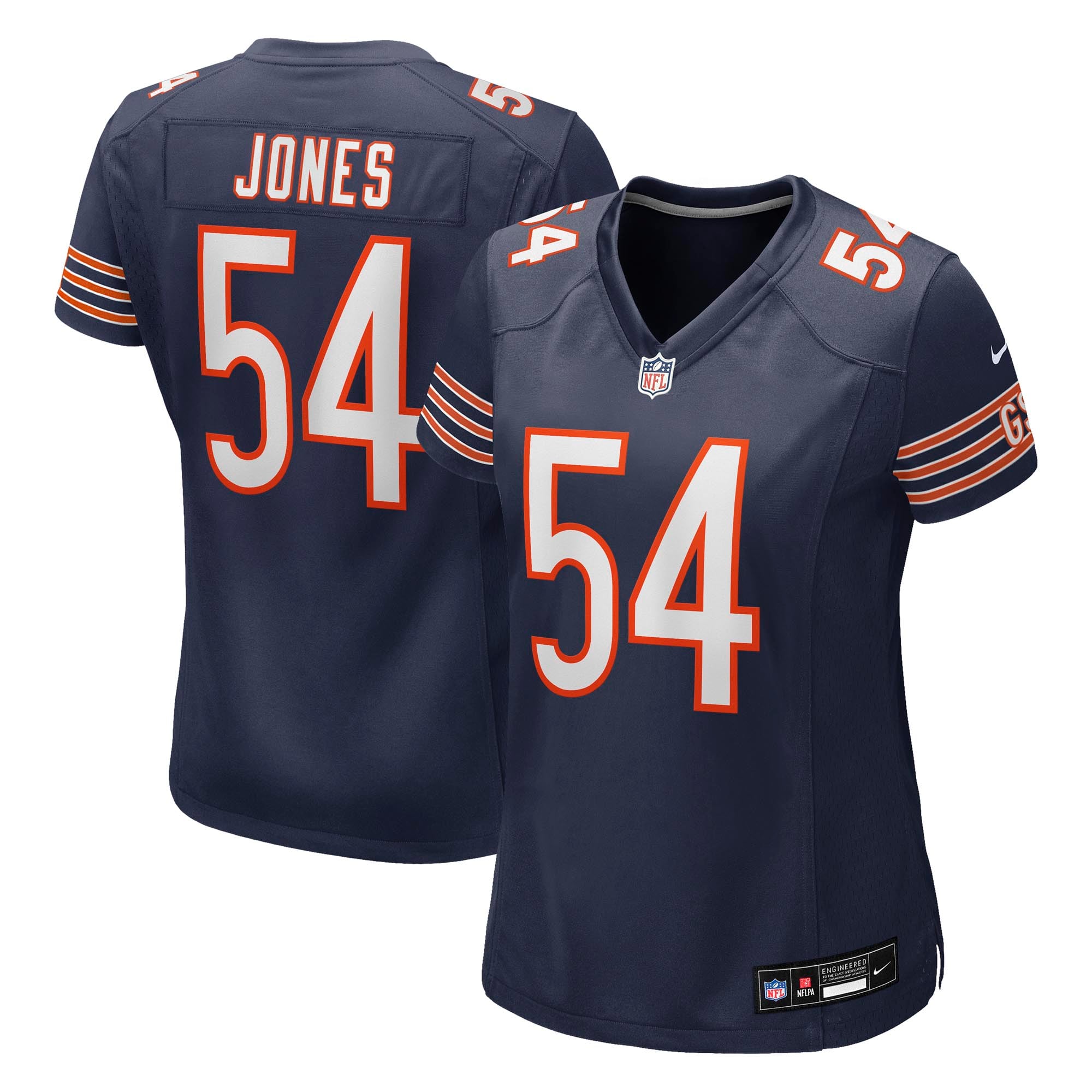 Logan Jones Chicago Bears Women's Team Game Jersey - Navy - Image 2