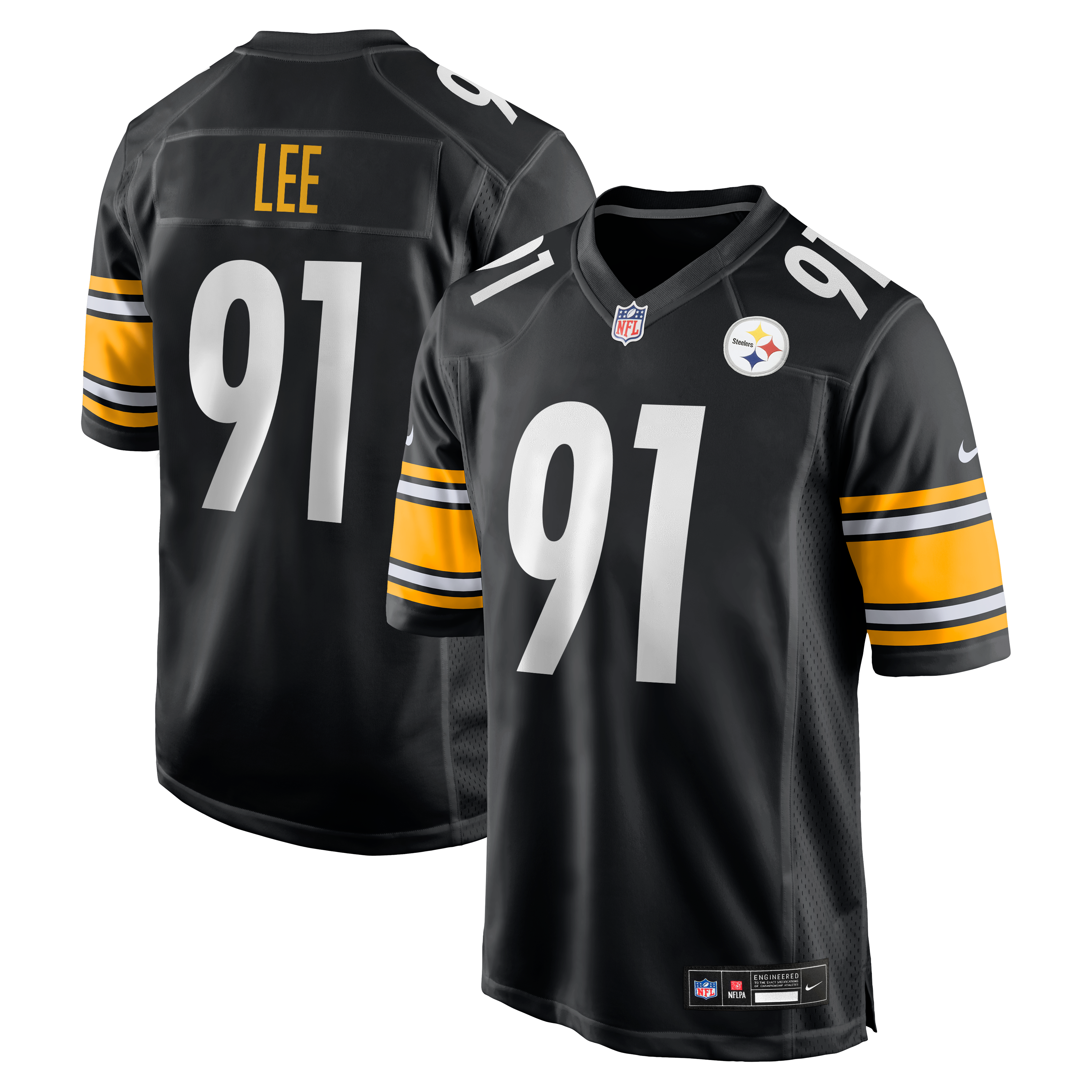 Logan Lee Pittsburgh Steelers Game Jersey - Black