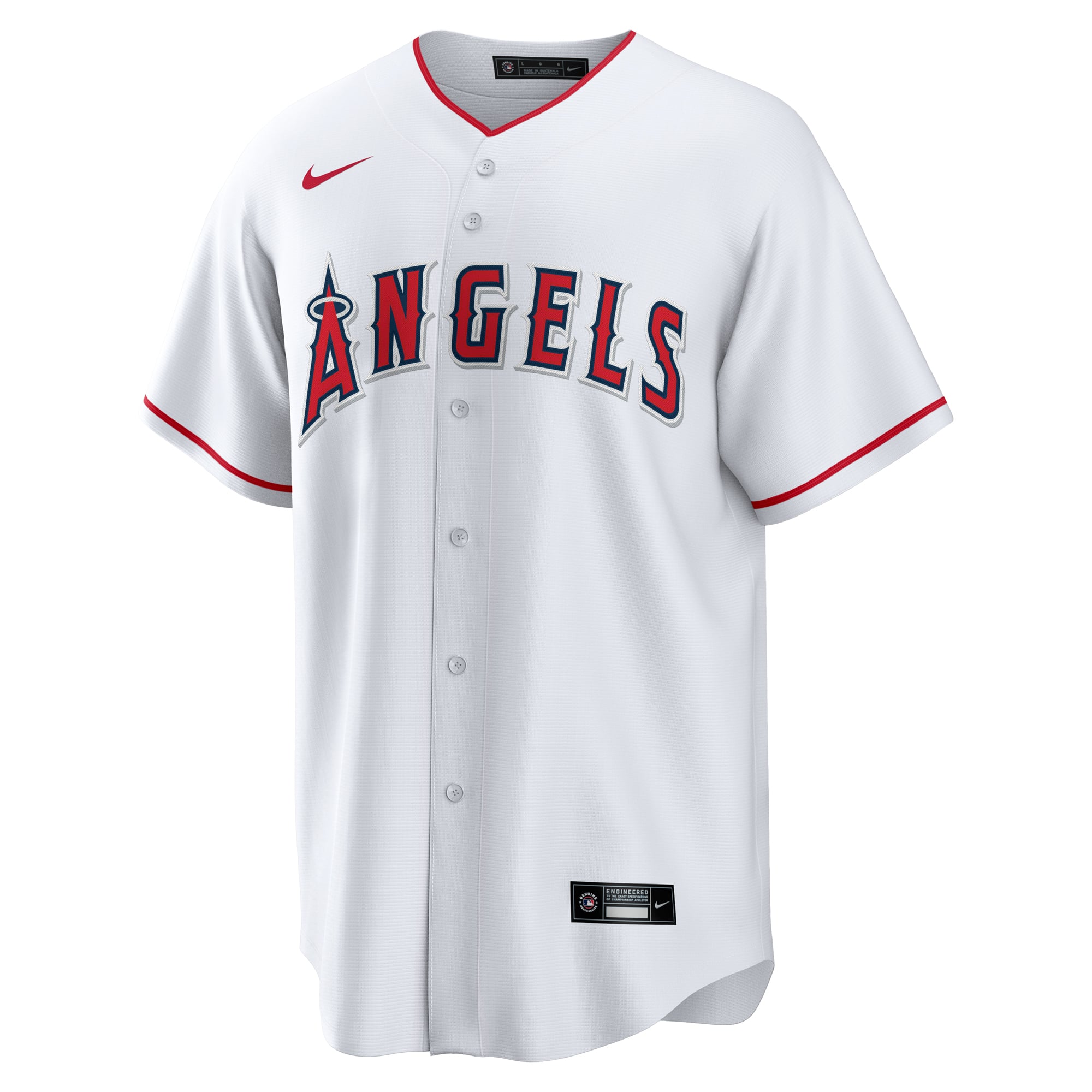 Logan O'Hoppe Los Angeles Angels Home Jersey - White - Image 3