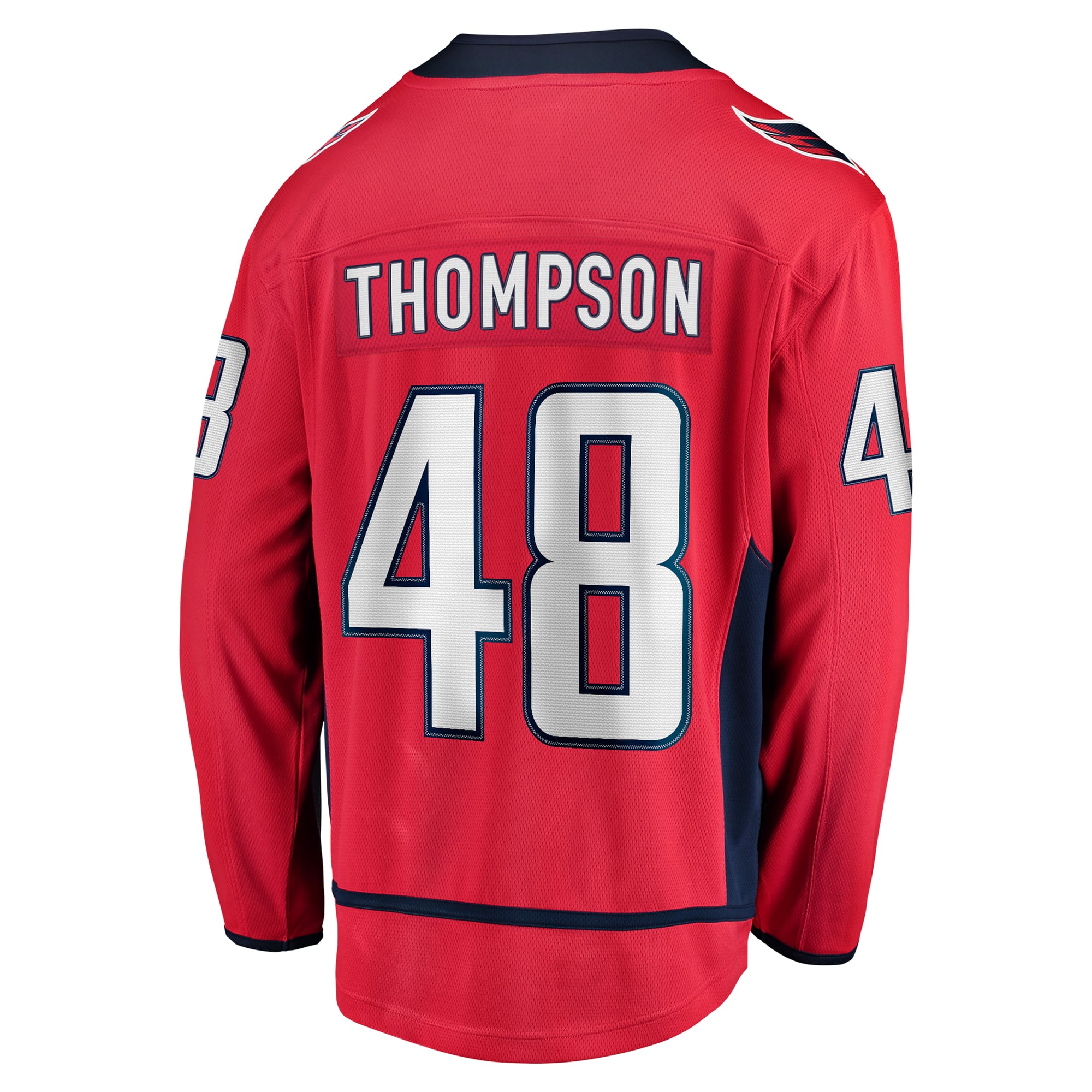 Logan Thompson Washington Capitals Home Premier Breakaway Player Jersey - Red - Image 4