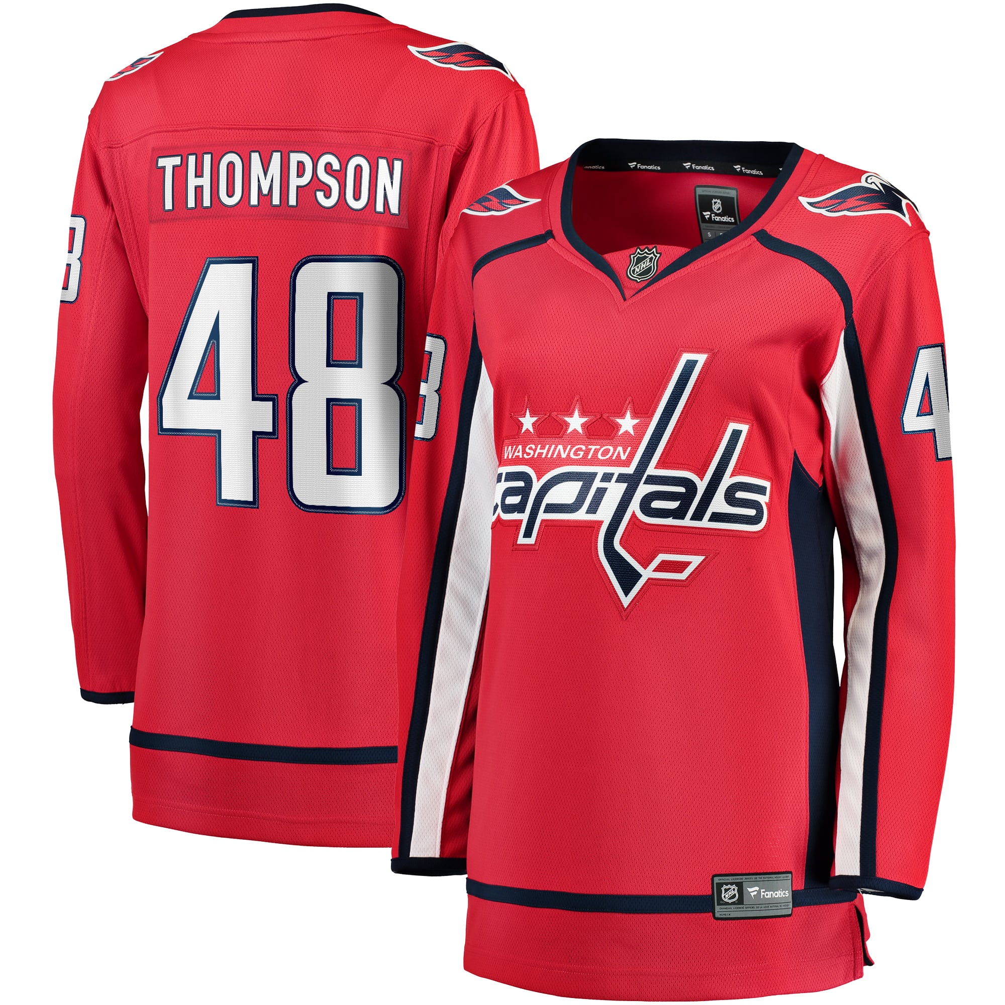 Logan Thompson Washington Capitals Women's Home Breakaway Jersey - Red - Image 2