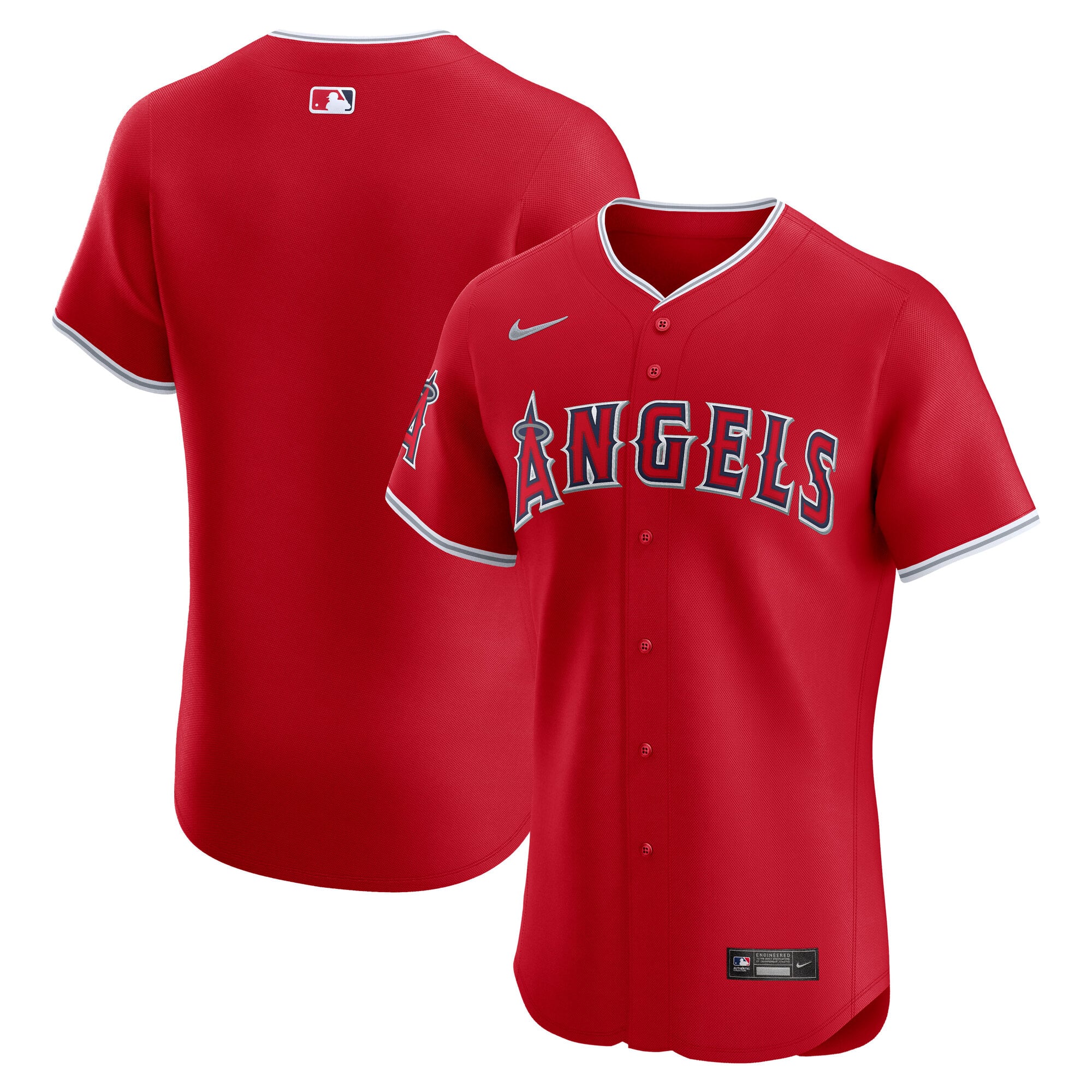 Los Angeles Angels Alternate Elite Jersey - Red - Image 2