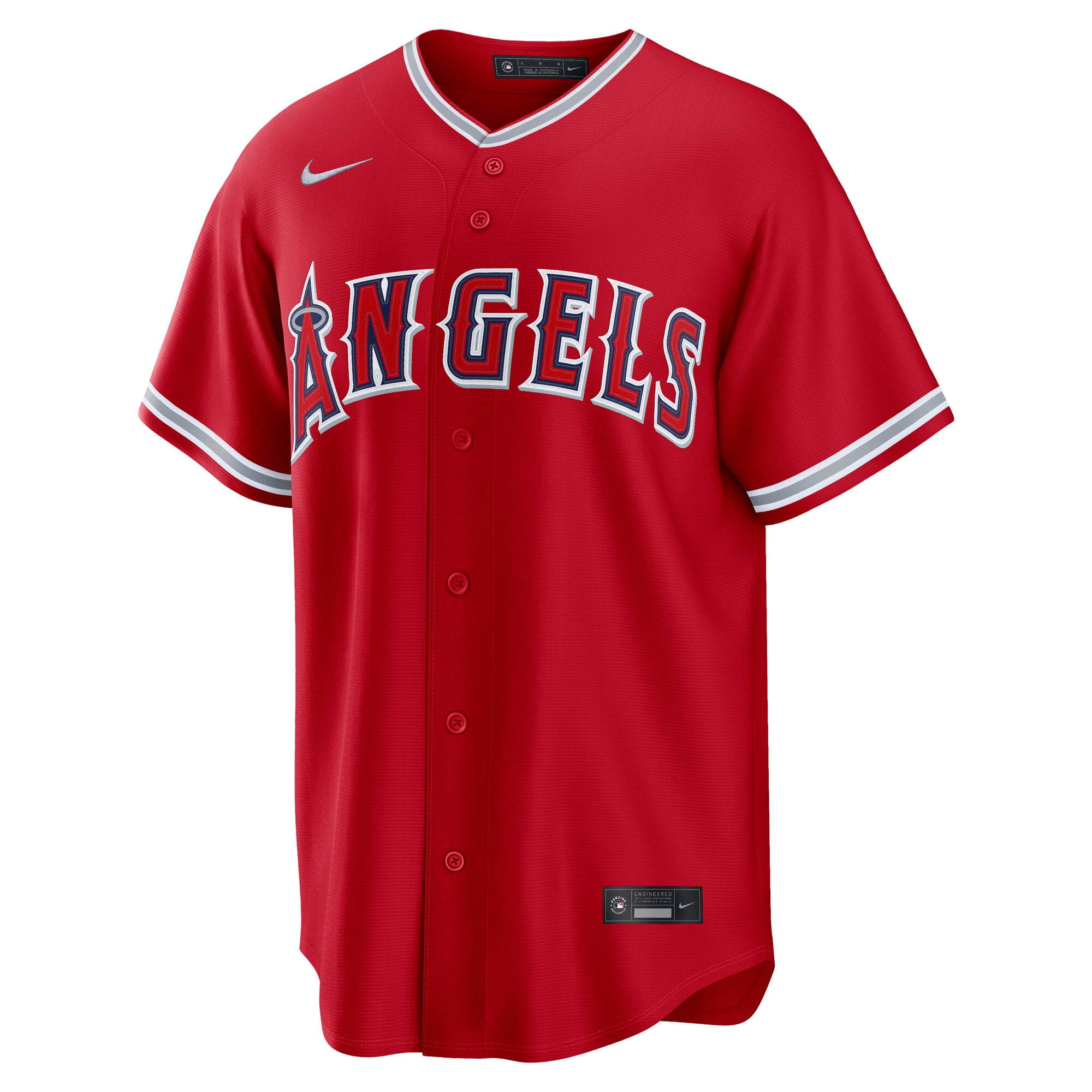 Los Angeles Angels Alternate Jersey - Red - Image 3