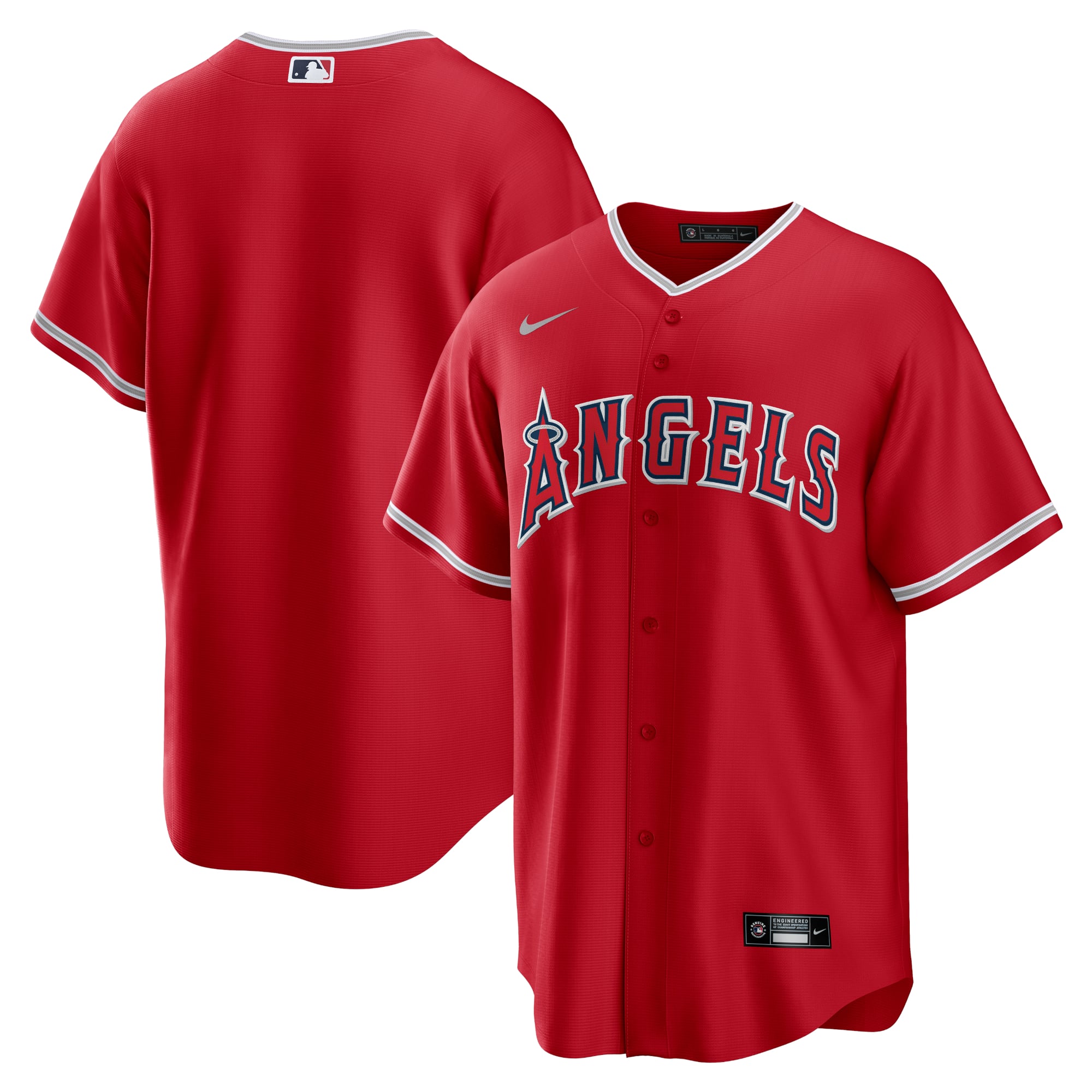 Los Angeles Angels Alternate Team Jersey - Red - Image 2