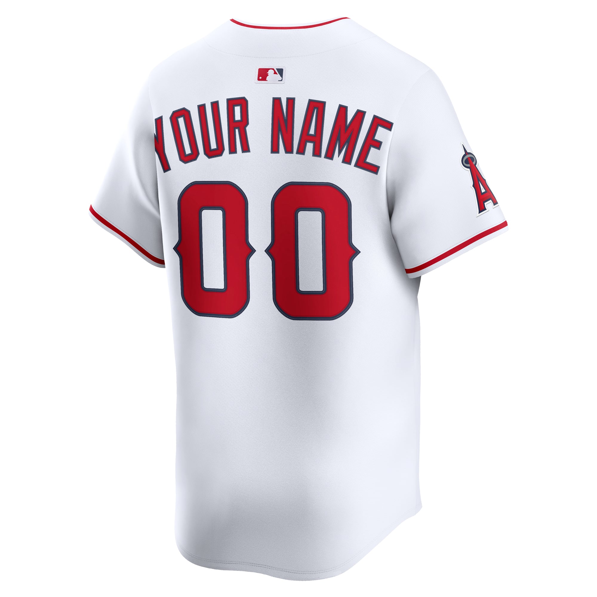 Los Angeles Angels Home Limited Custom Jersey - White - Image 4