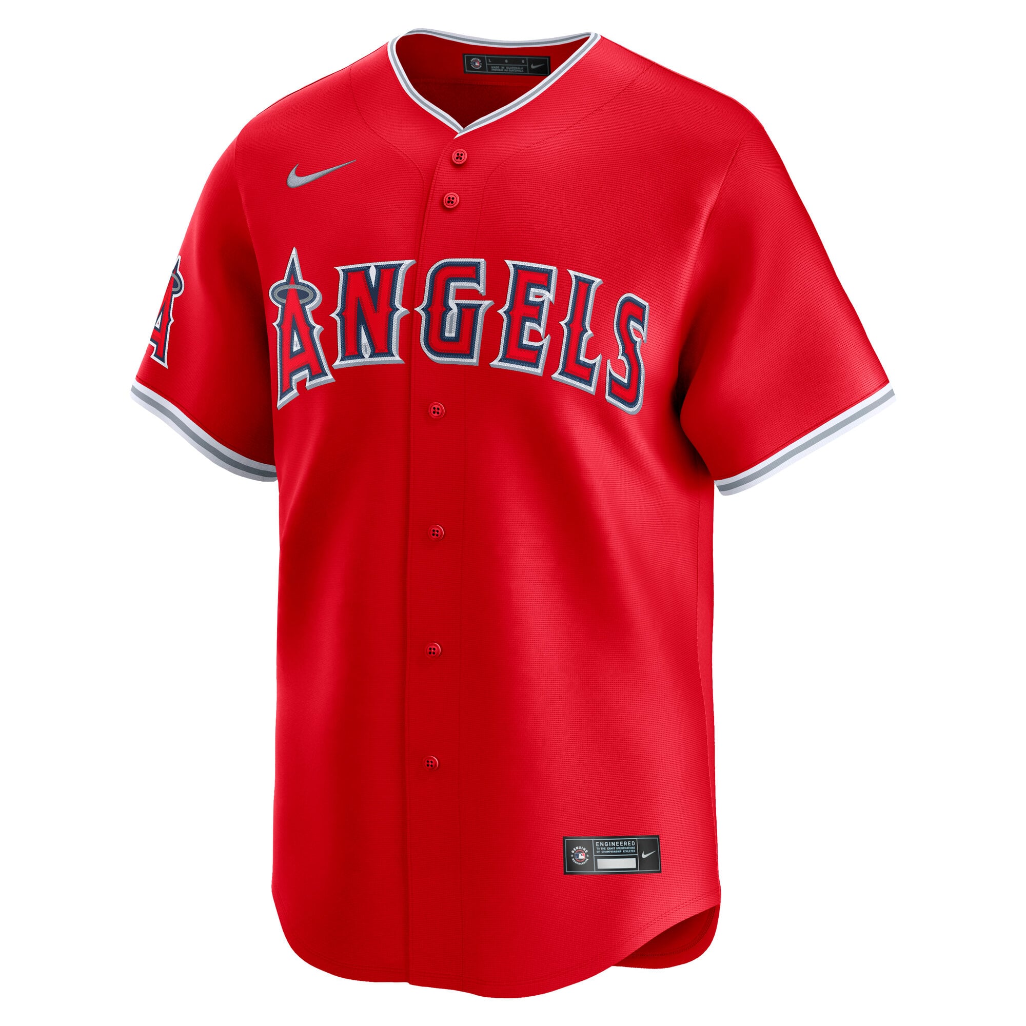 Los Angeles Angels Home Limited Jersey - Red - Image 3