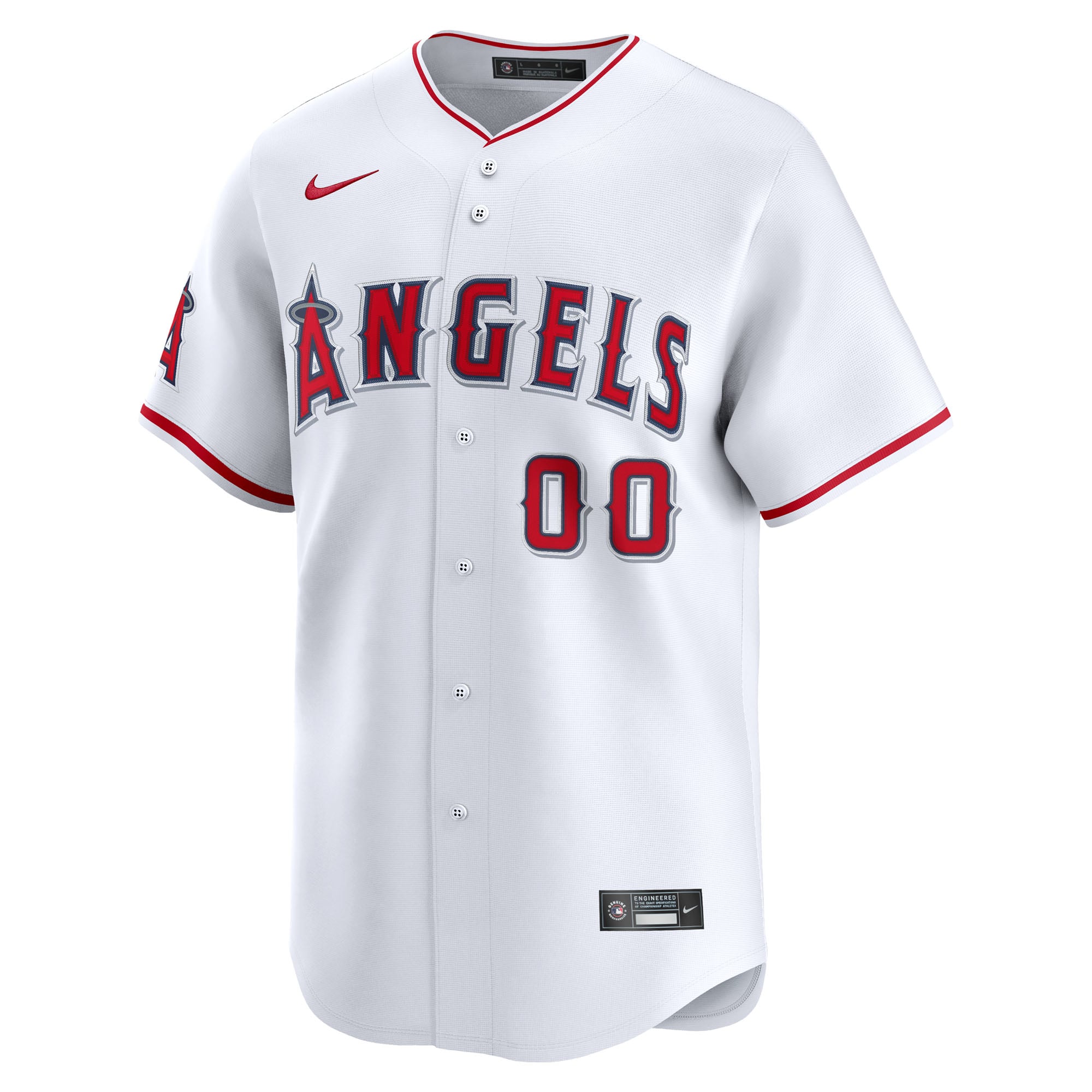Los Angeles Angels Home Limited Pick-A-Player Retired Roster Jersey - White - Image 3