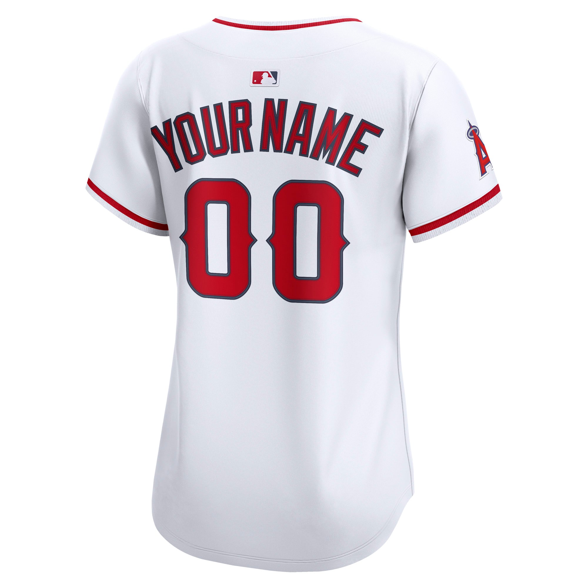 Los Angeles Angels Women's Home Limited Custom Jersey - White - Image 4