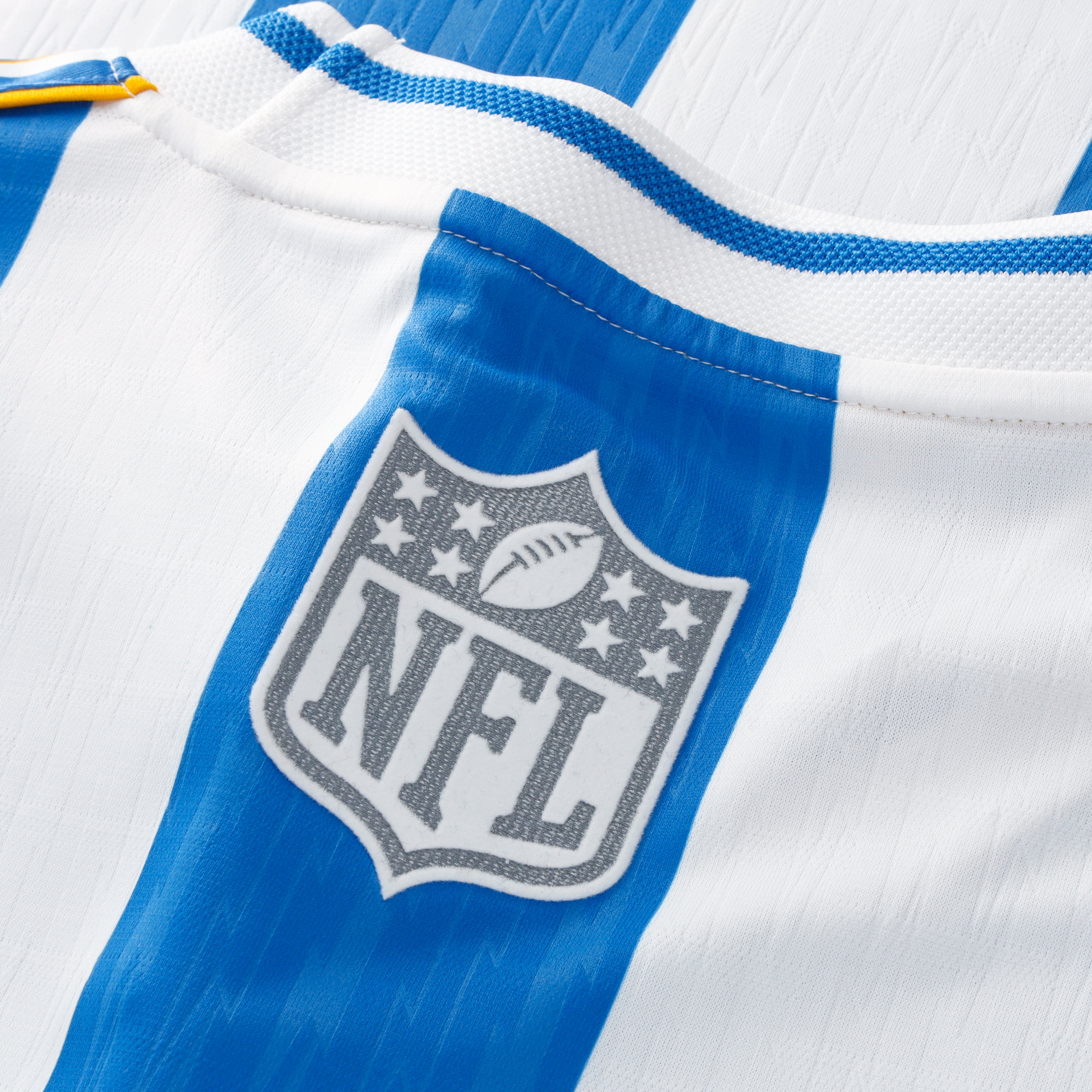 Los Angeles Chargers Youth Football x Football Fan Top - Blue/White - Image 10
