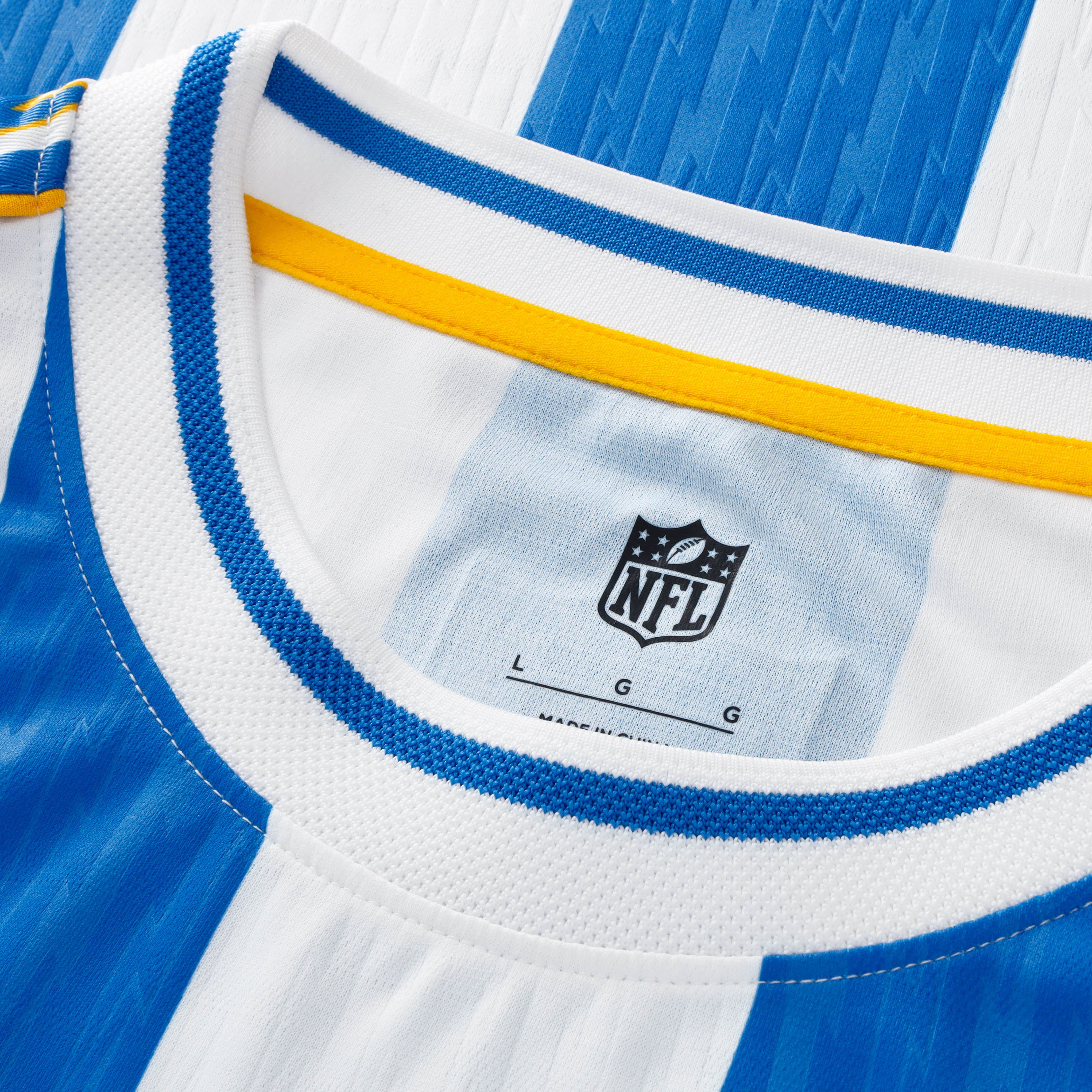 Los Angeles Chargers Youth Football x Football Fan Top - Blue/White - Image 4