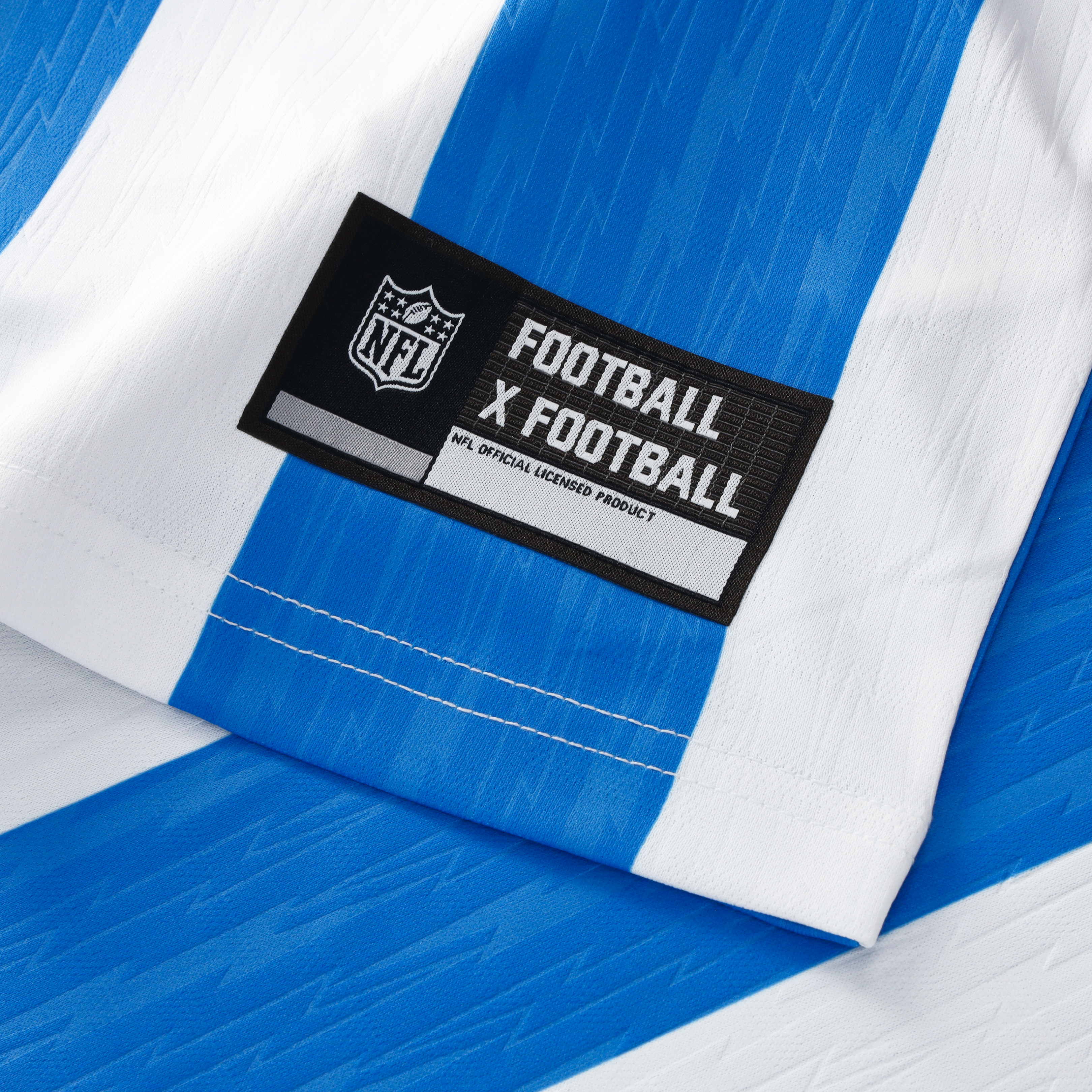 Los Angeles Chargers Youth Football x Football Fan Top - Blue/White - Image 9