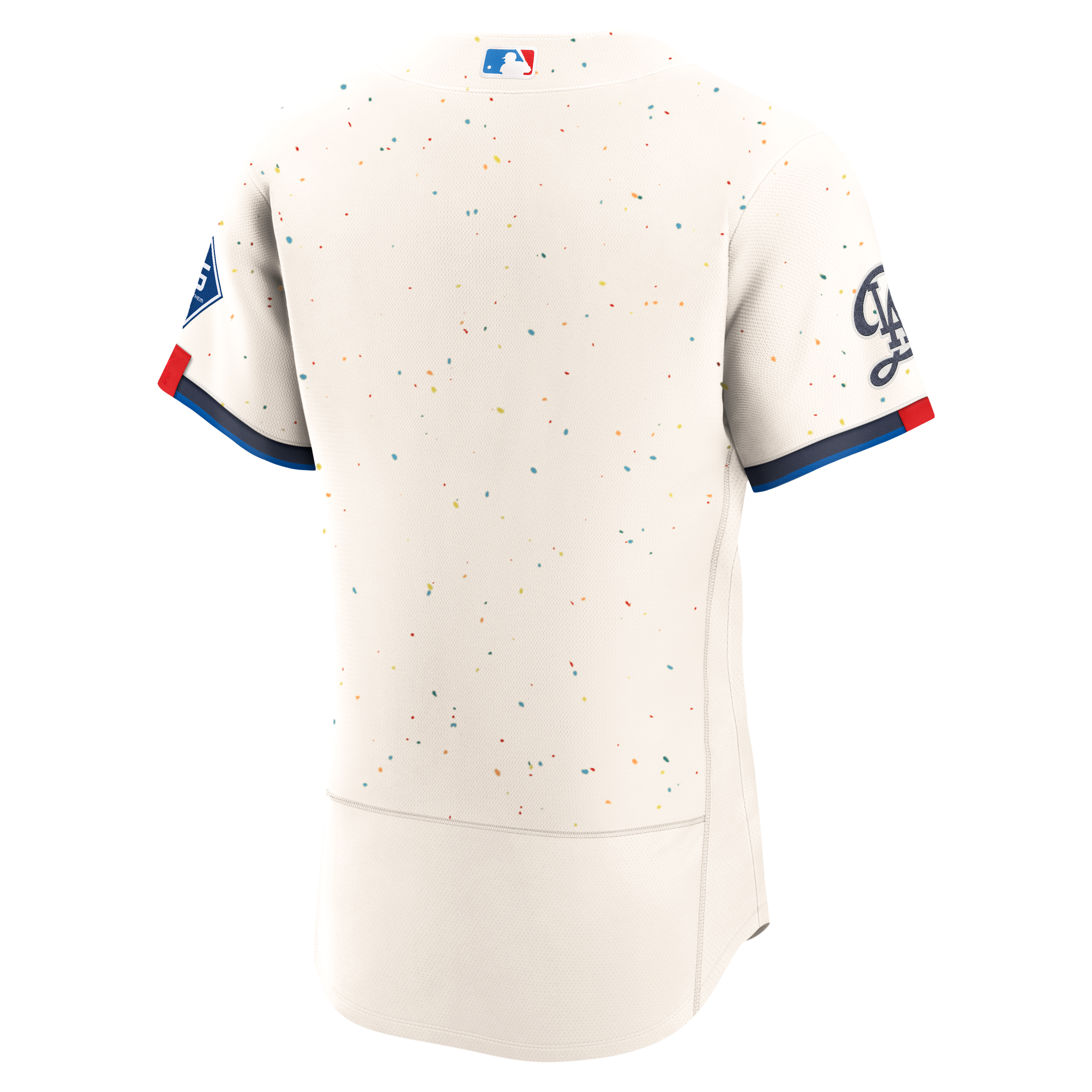 Los Angeles Dodgers City Connect Sponsor Patch Jersey - Cream - Image 4