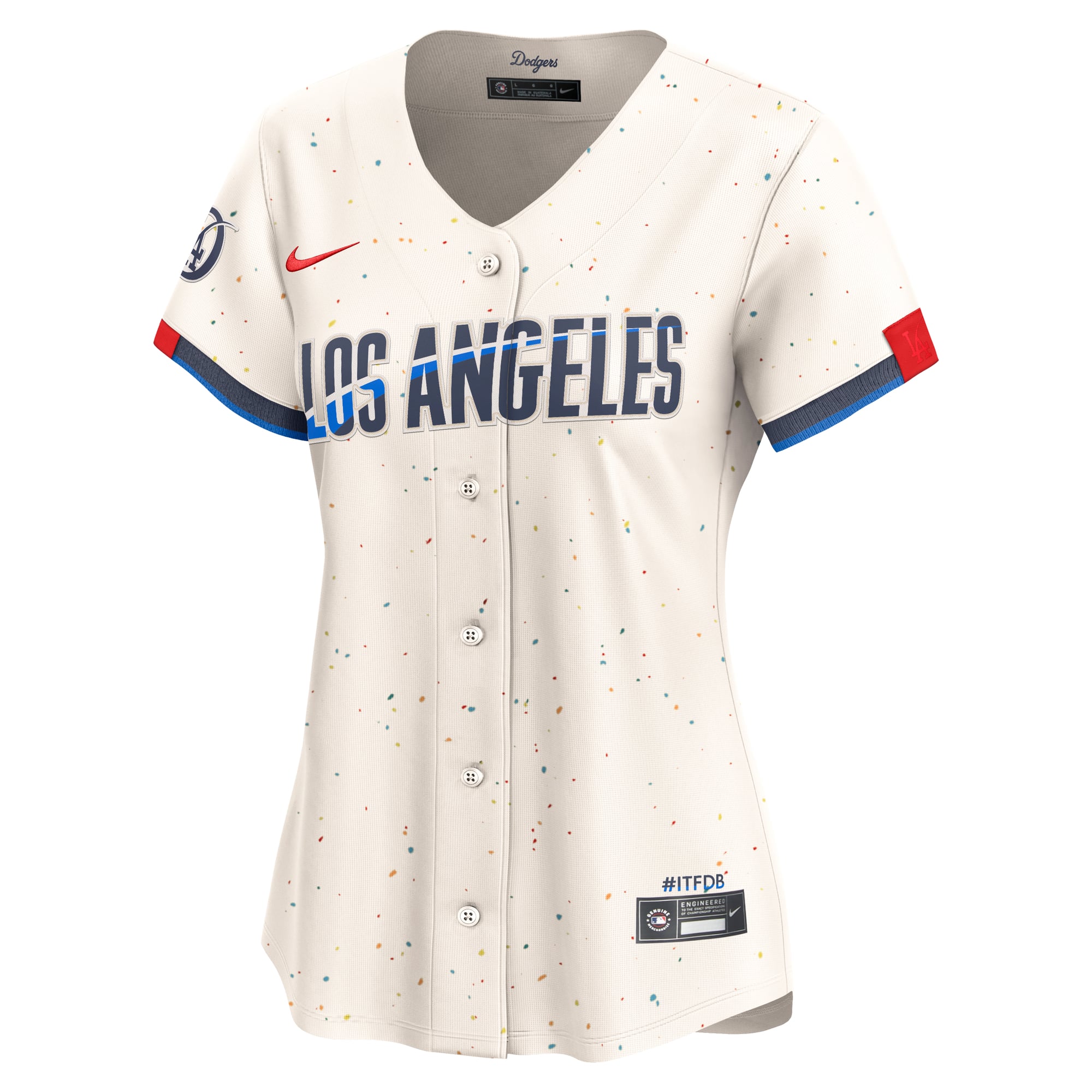 Los Angeles Dodgers Women's City Connect Limited Jersey - Cream - Image 3
