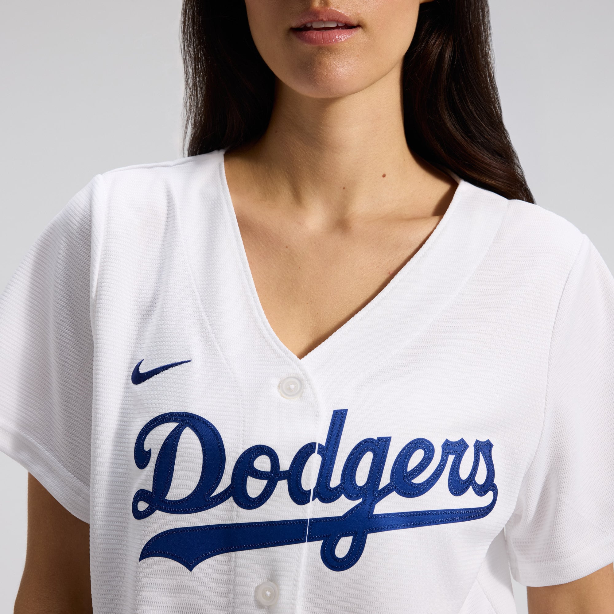 Los Angeles Dodgers Women's Home Jersey - White - Image 9