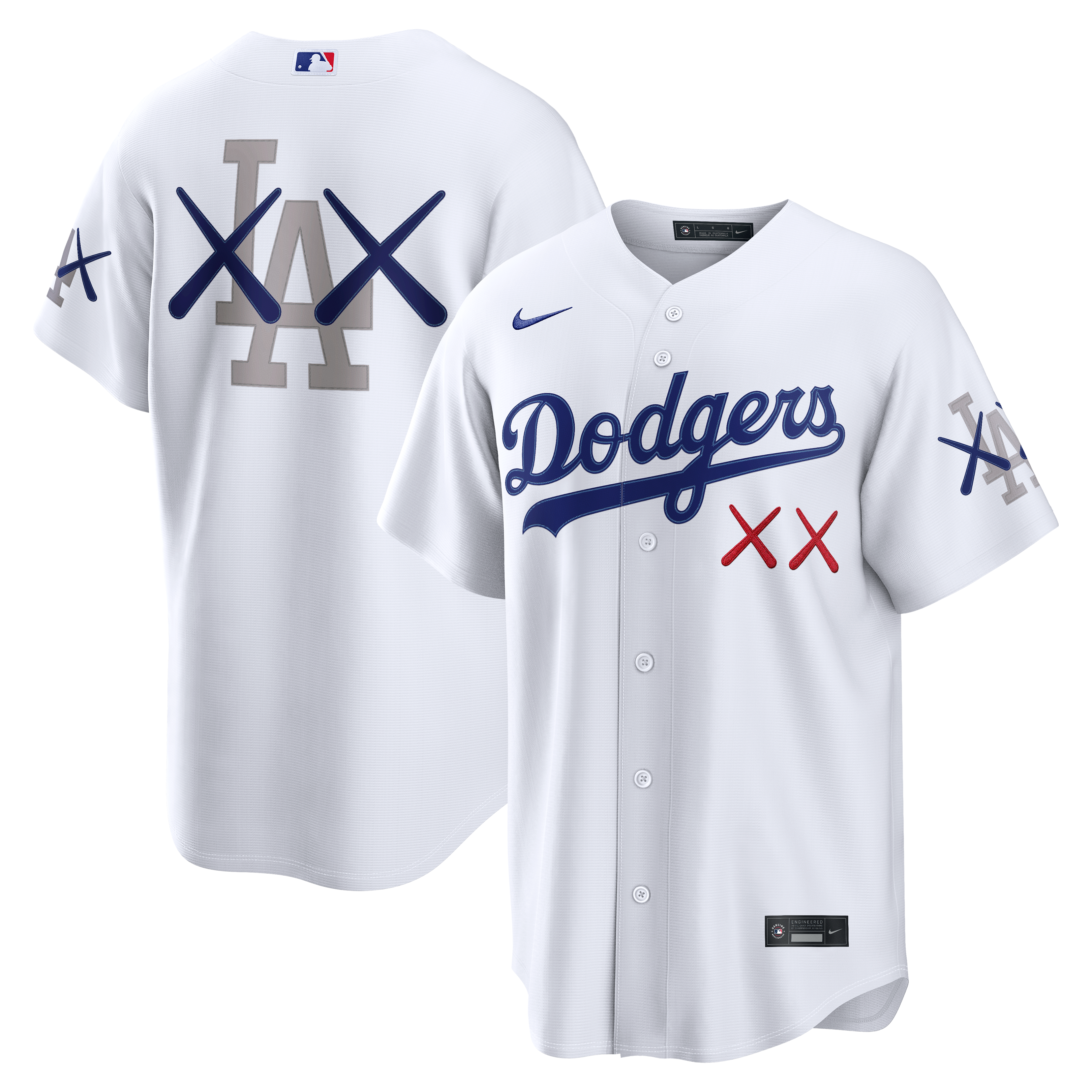 Los Angeles Dodgers x KAWS Stadium Jersey - White