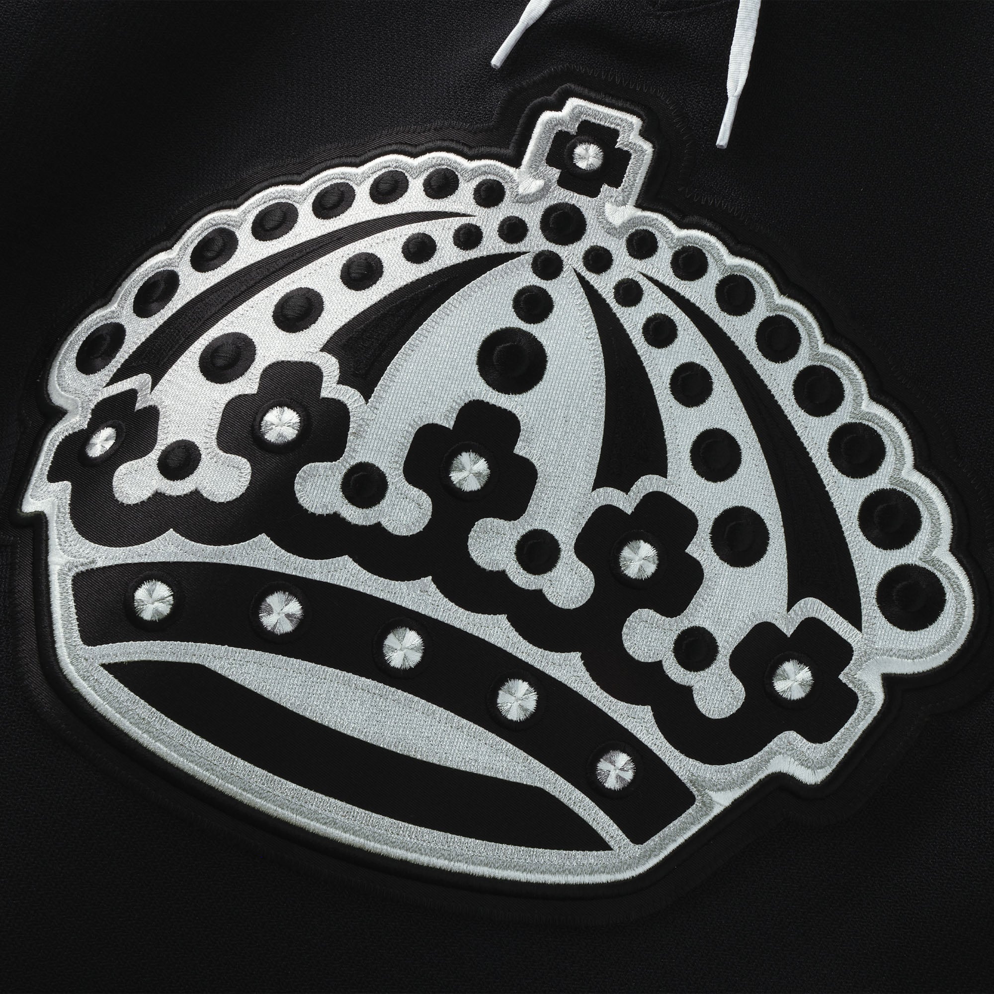 Los Angeles Kings Alternate Pro Custom Jersey - Black - Image 5
