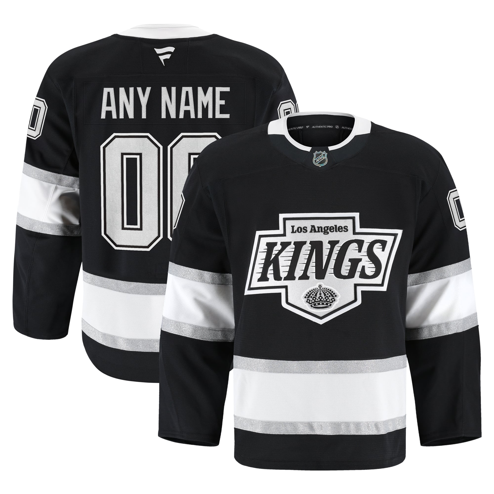 Los Angeles Kings Home Pro Custom Jersey - Black