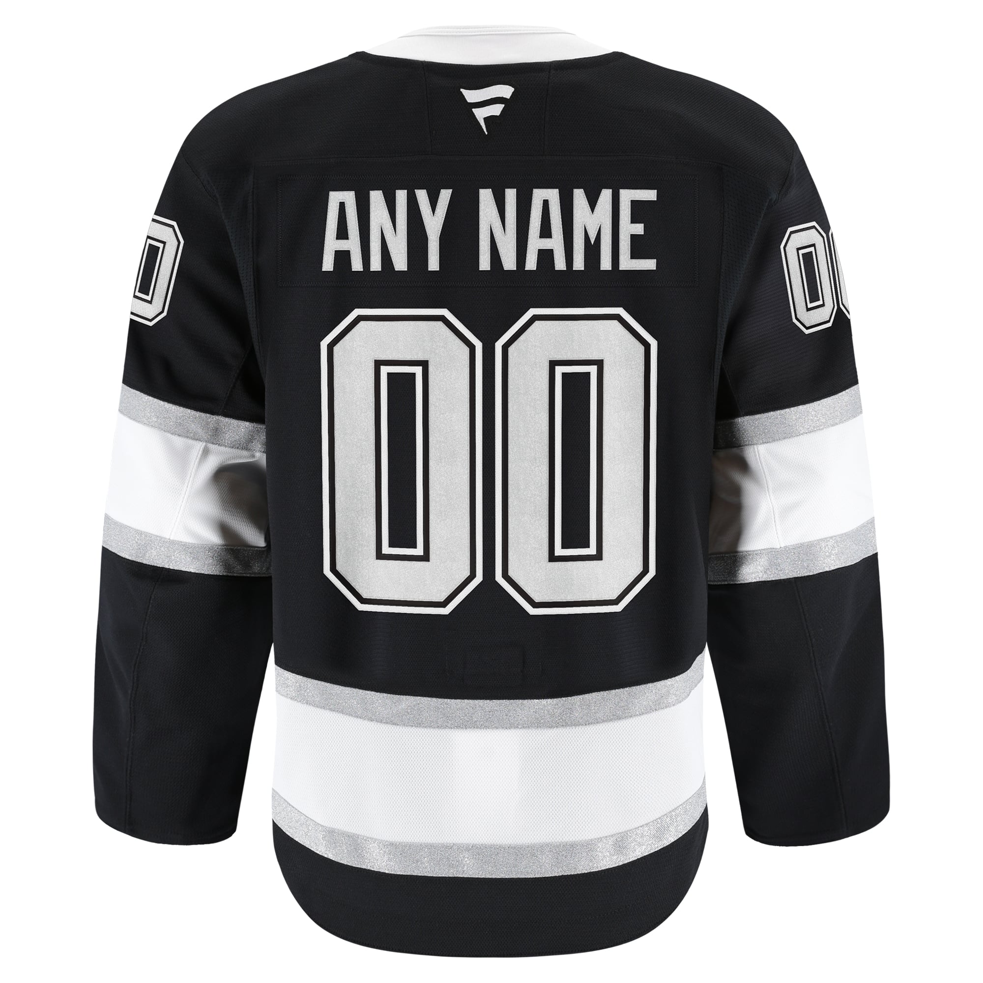 Los Angeles Kings Home Pro Custom Jersey - Black - Image 4