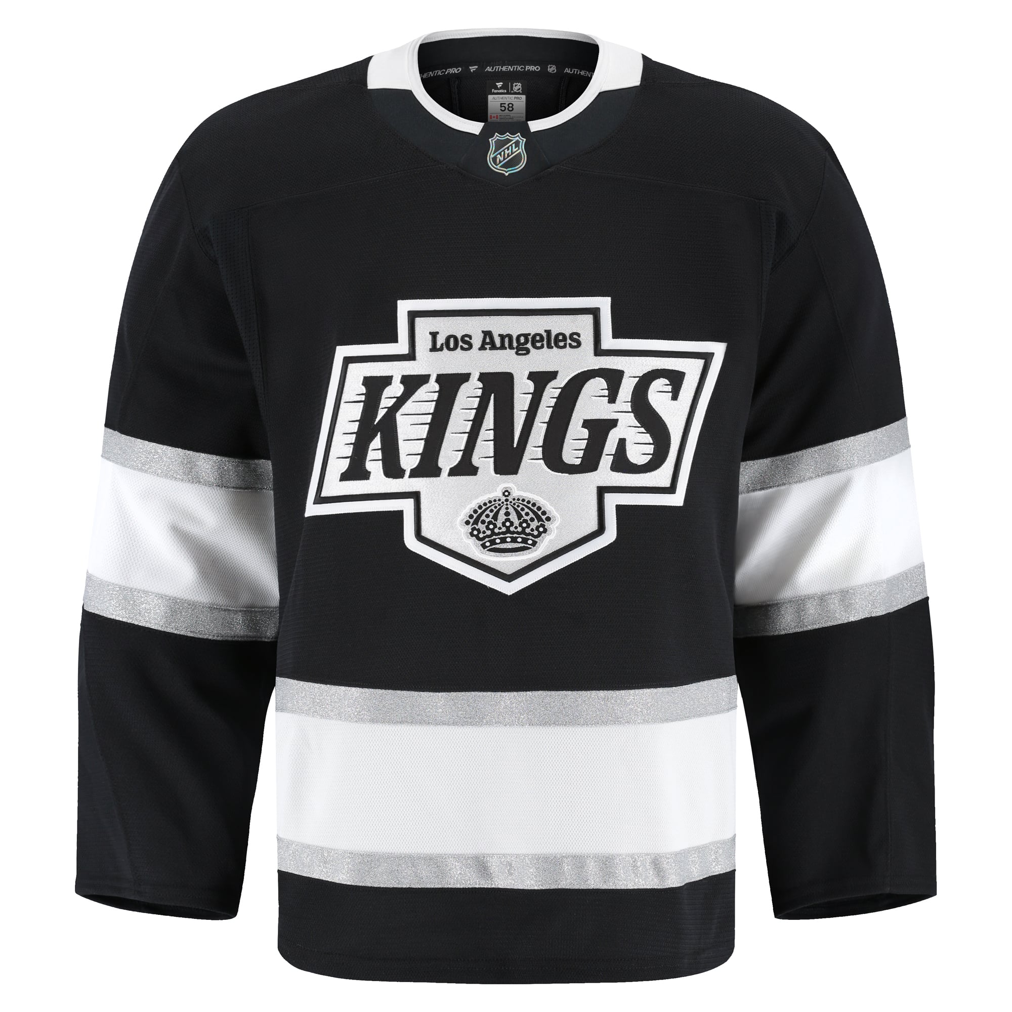 Los Angeles Kings Home Pro Jersey - Black - Image 3