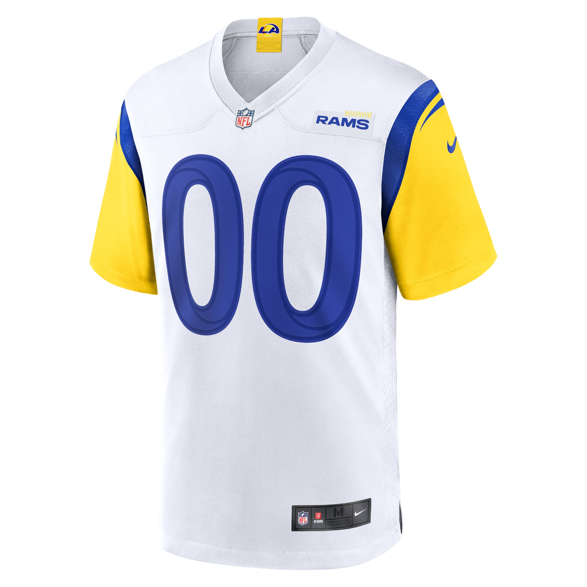 Los Angeles Rams Custom Game Jersey - White - Image 3
