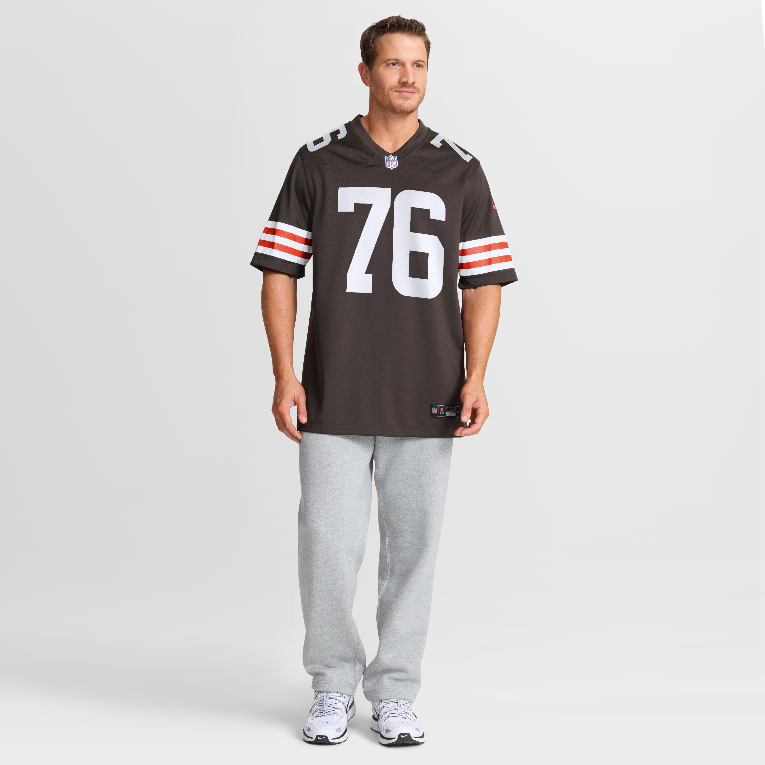 Lou Groza Cleveland Browns Game Retired Player Jersey - Brown - Image 8