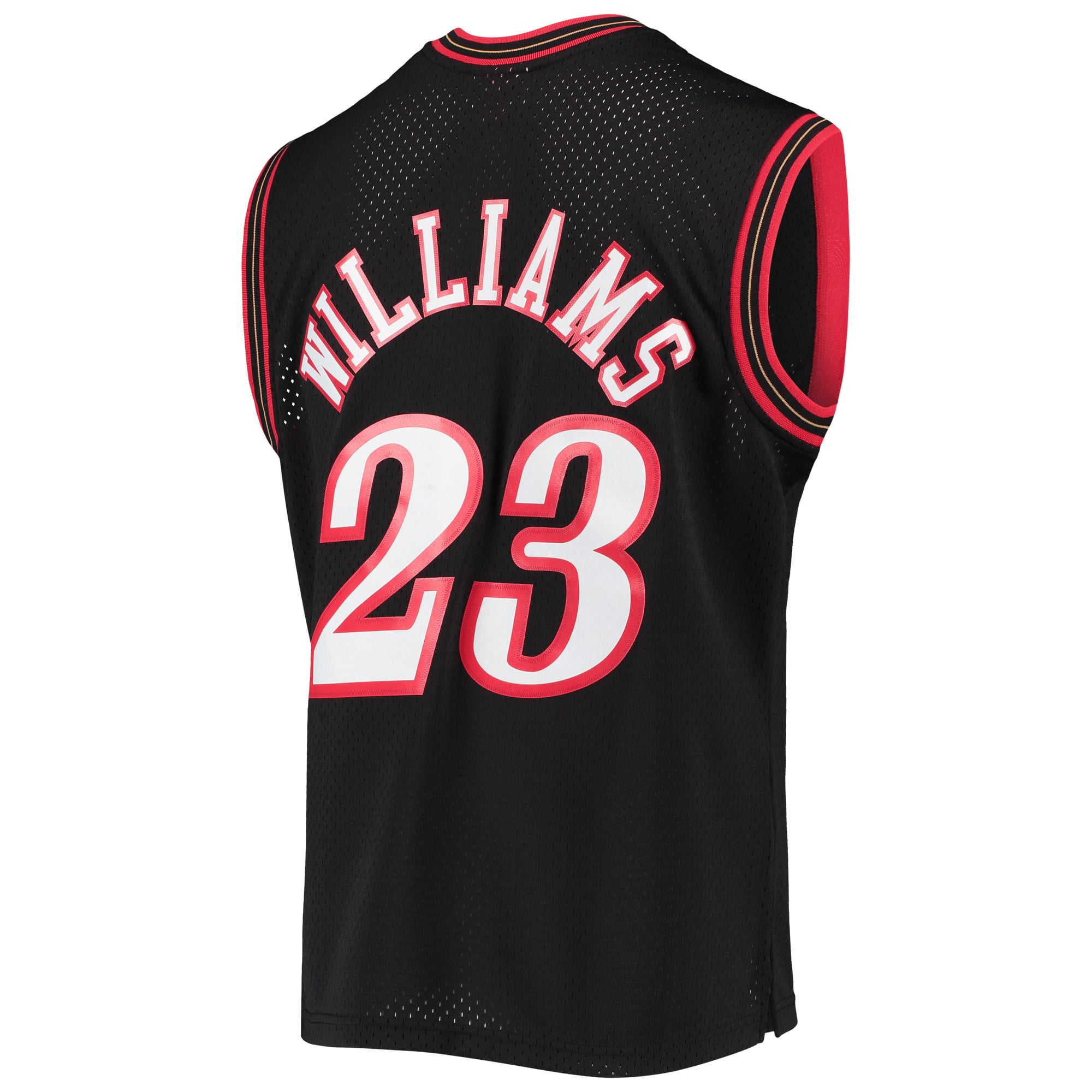 Lou Williams Philadelphia 76ers 2005/06 Hardwood Classics Swingman Jersey - Black - Image 4