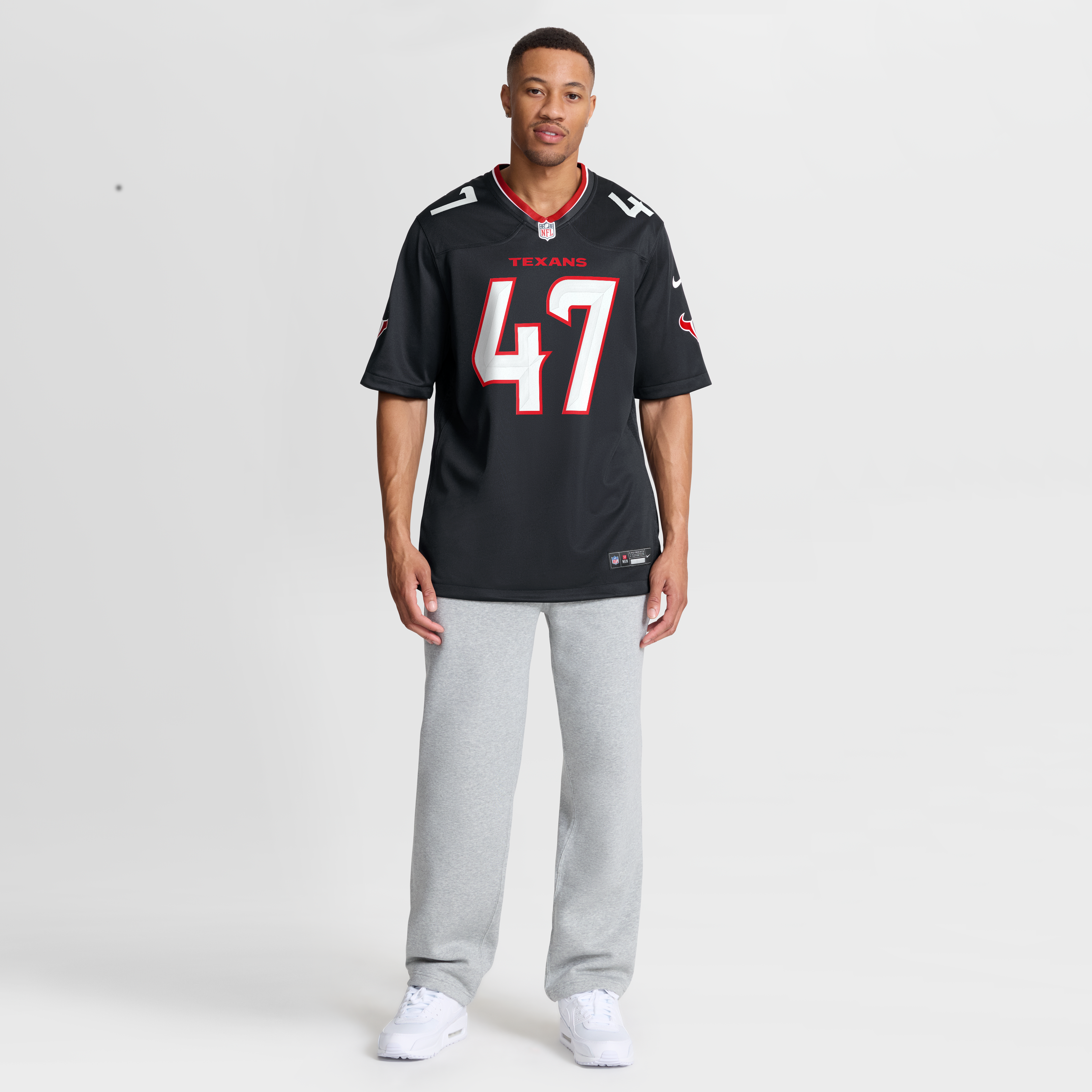 Louis Hansen Houston Texans Team Game Jersey - Navy - Image 3