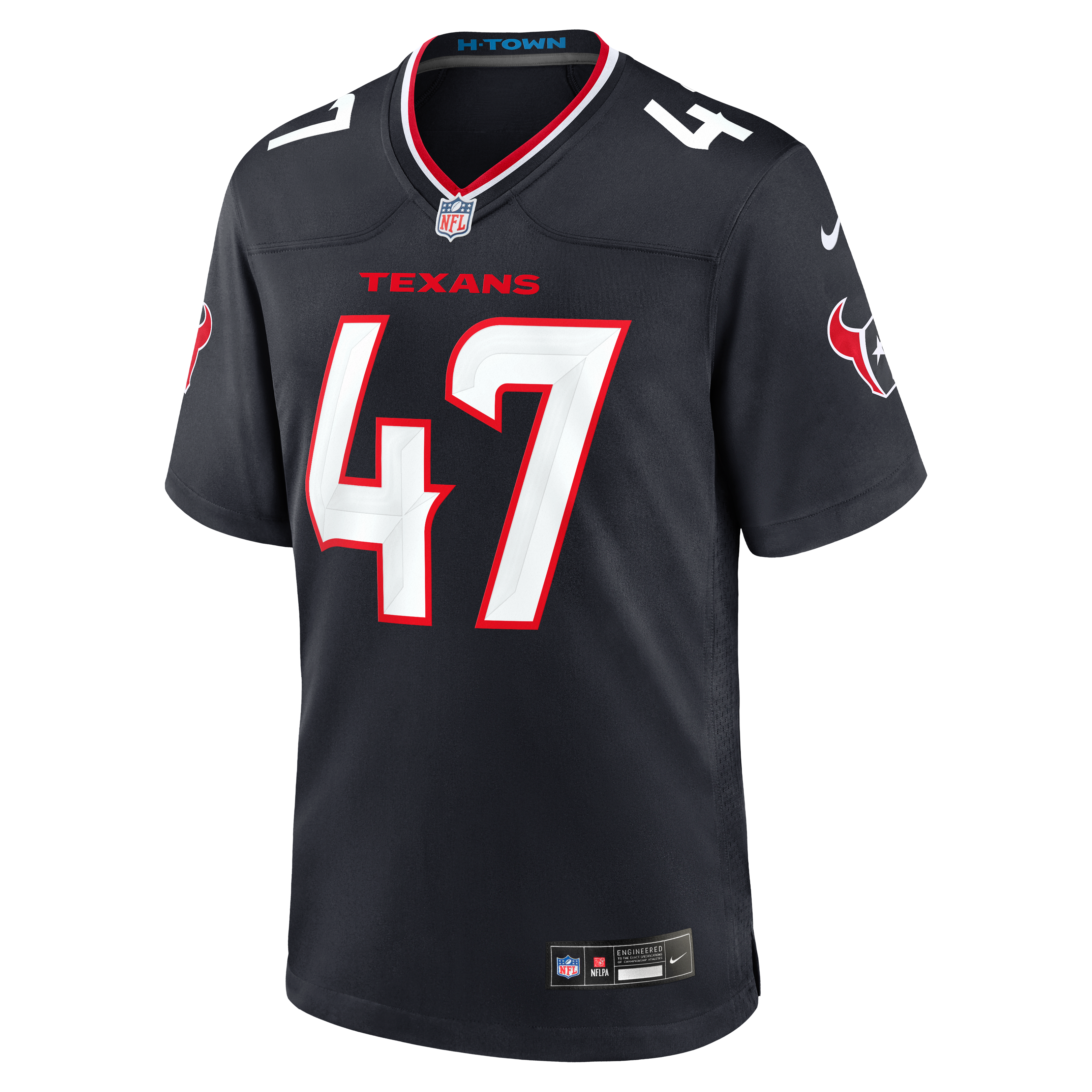 Louis Hansen Houston Texans Team Game Jersey - Navy - Image 5